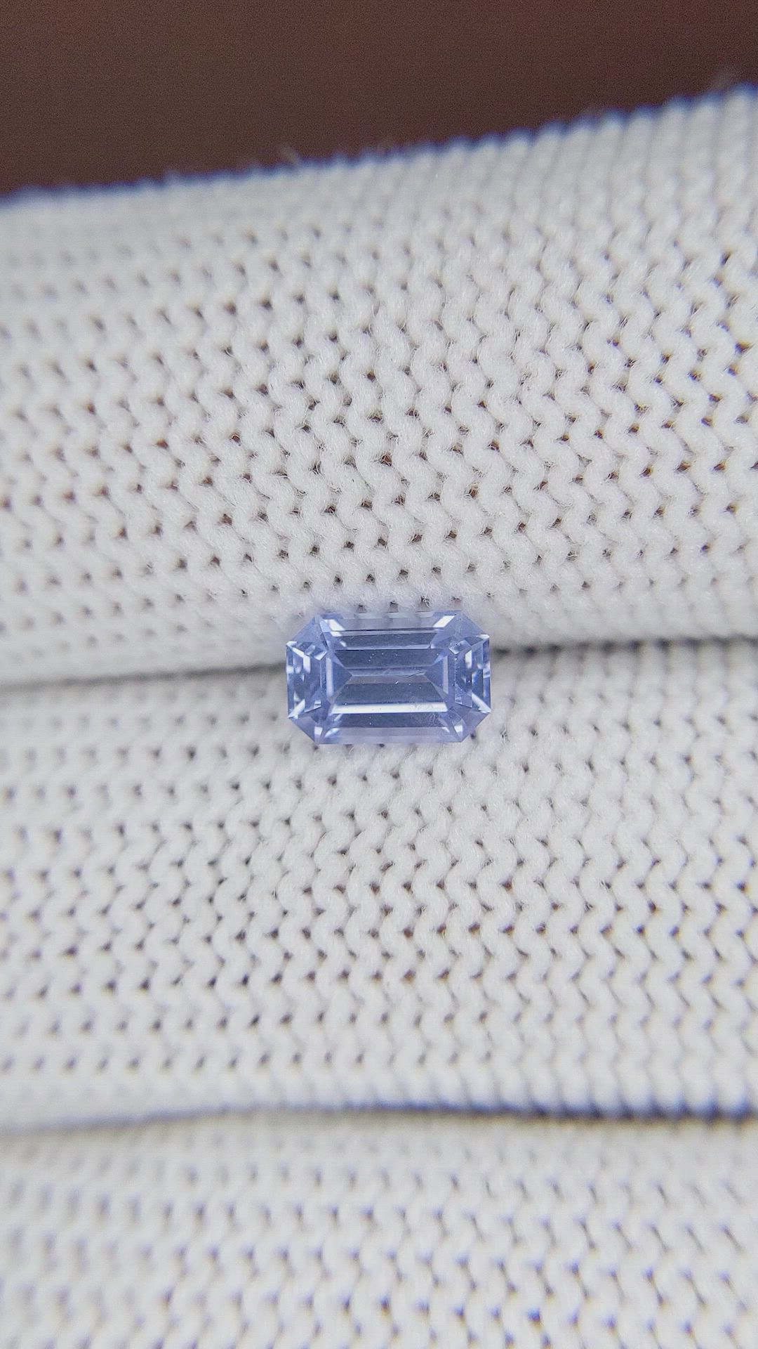 1.06 Ct. Blue Sapphire from Ceylon (Sri Lanka) Size Video