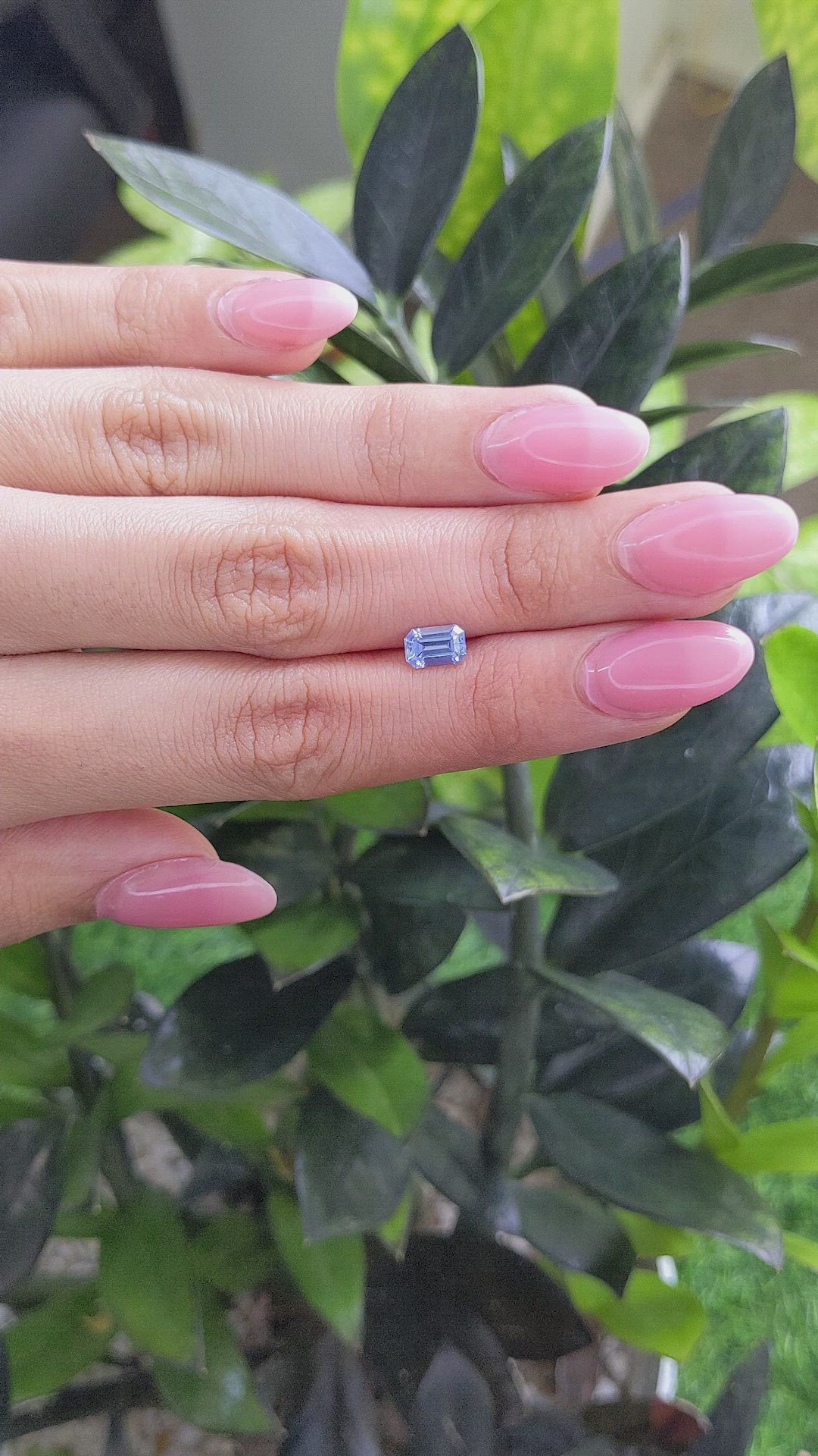 1.06 Ct. Blue Sapphire from Ceylon (Sri Lanka) Size Video