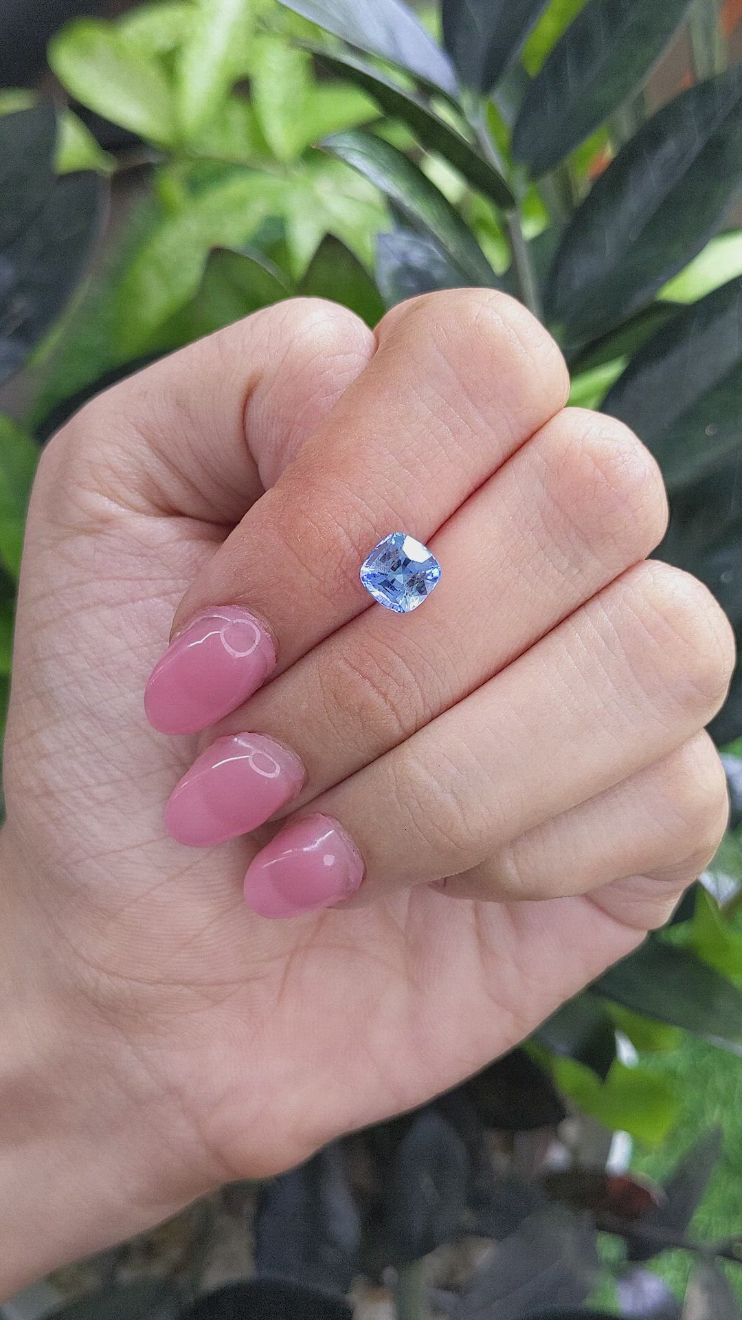 2.30 Ct. Blue Sapphire from Ceylon (Sri Lanka) Size Video