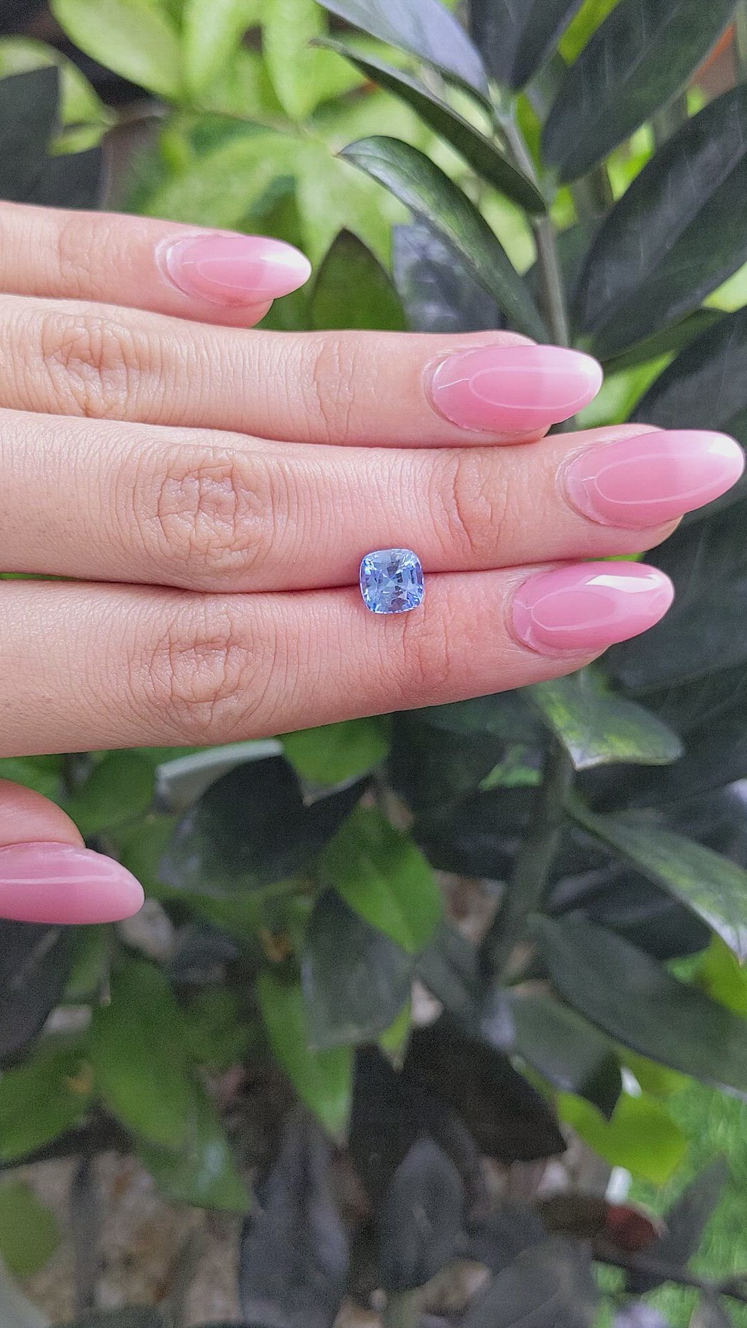 2.30 Ct. Blue Sapphire from Ceylon (Sri Lanka) Size Video