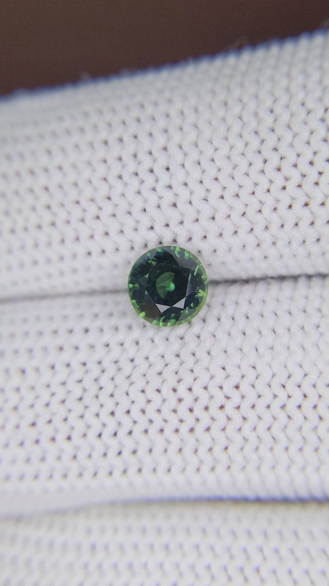 1.16 Ct. Green Sapphire from Madagascar Size Video