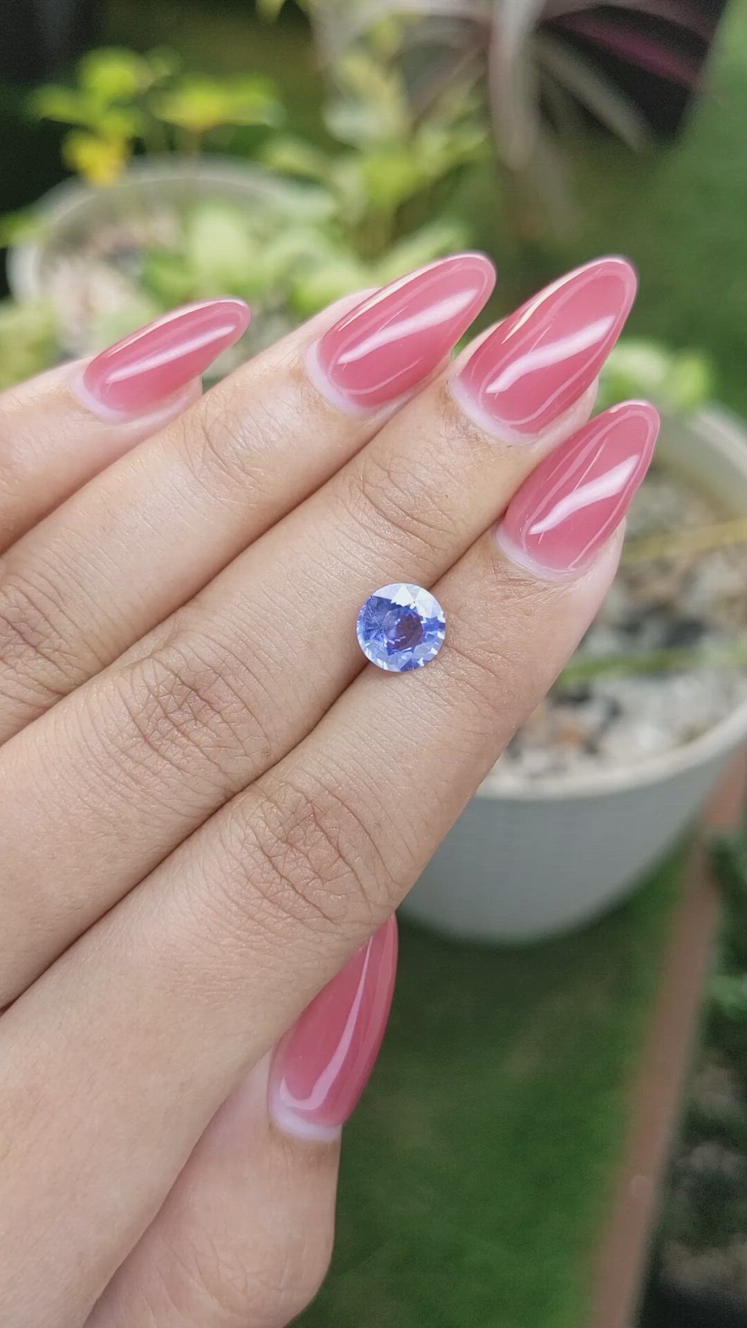 1.87 Ct. Blue Sapphire from Ceylon (Sri Lanka) Size Video