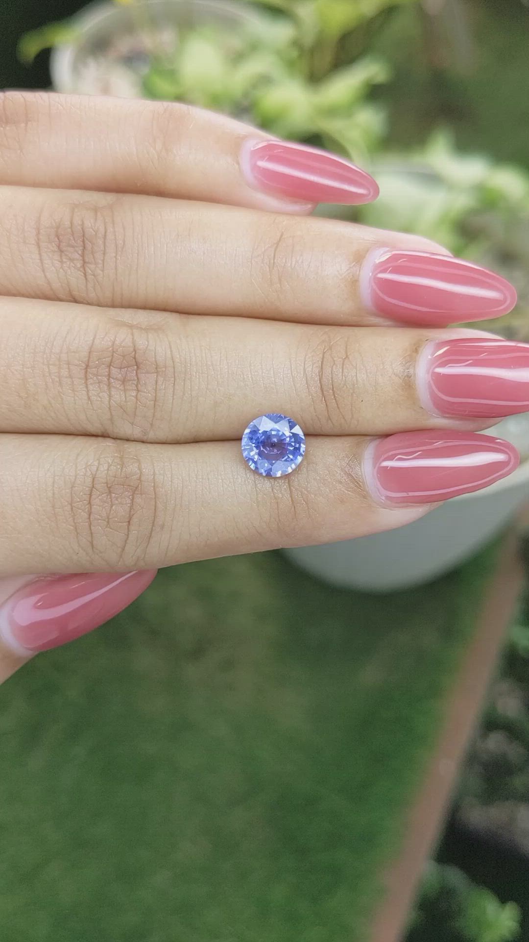 1.87 Ct. Blue Sapphire from Ceylon (Sri Lanka) Size Video