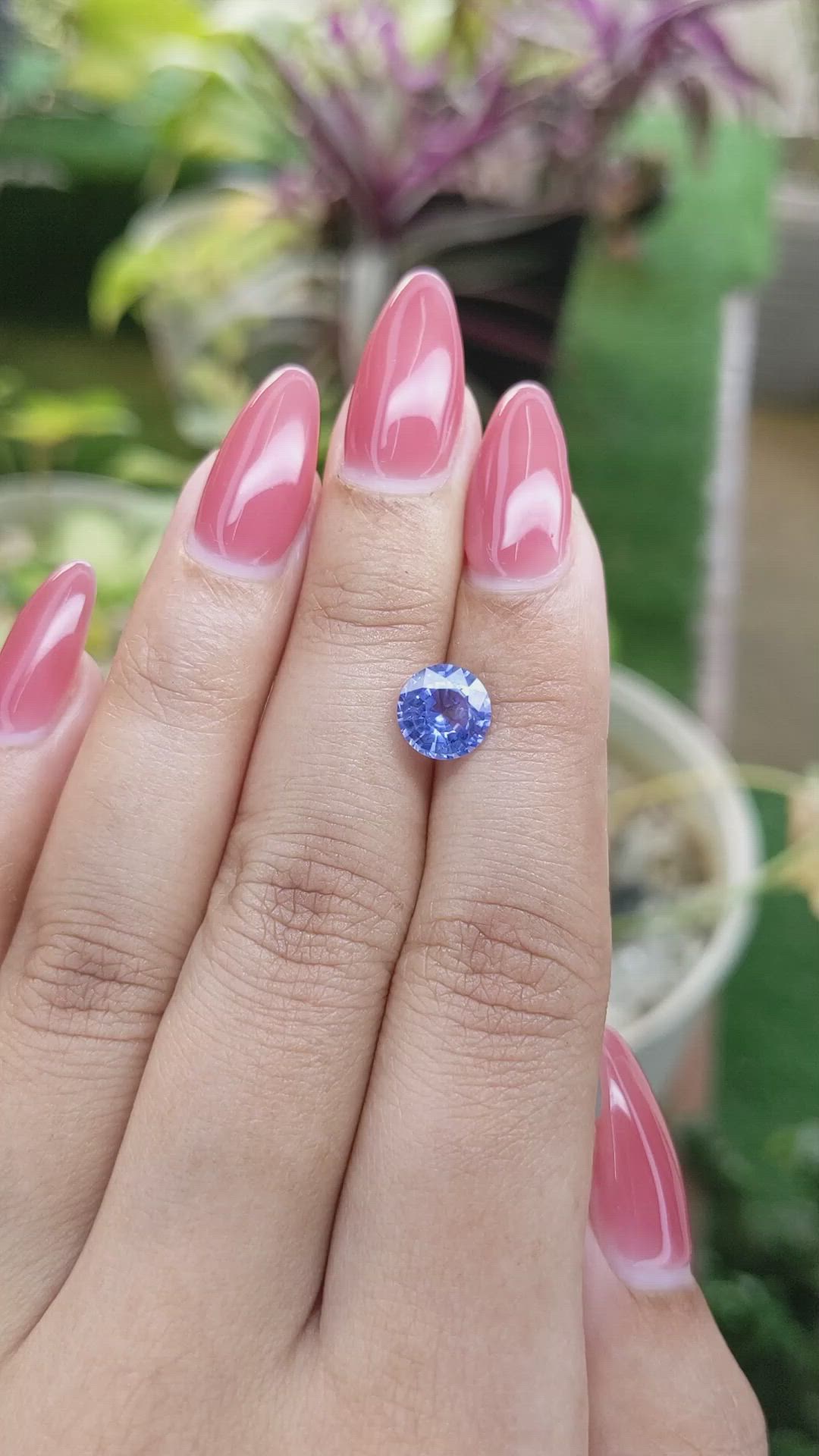 1.87 Ct. Blue Sapphire from Ceylon (Sri Lanka) Size Video