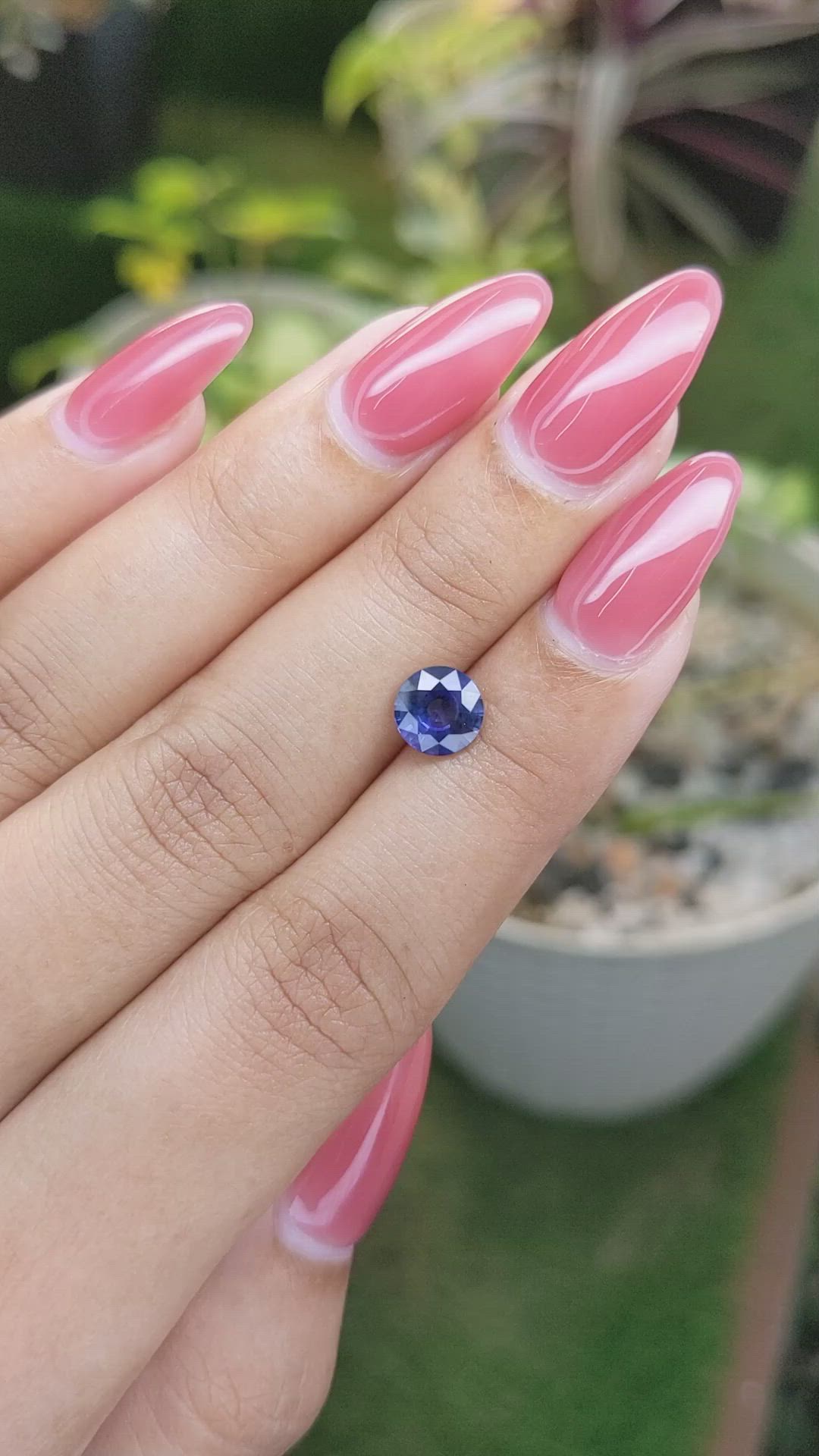 1.32 Ct. Blue Sapphire from Ceylon (Sri Lanka) Size Video