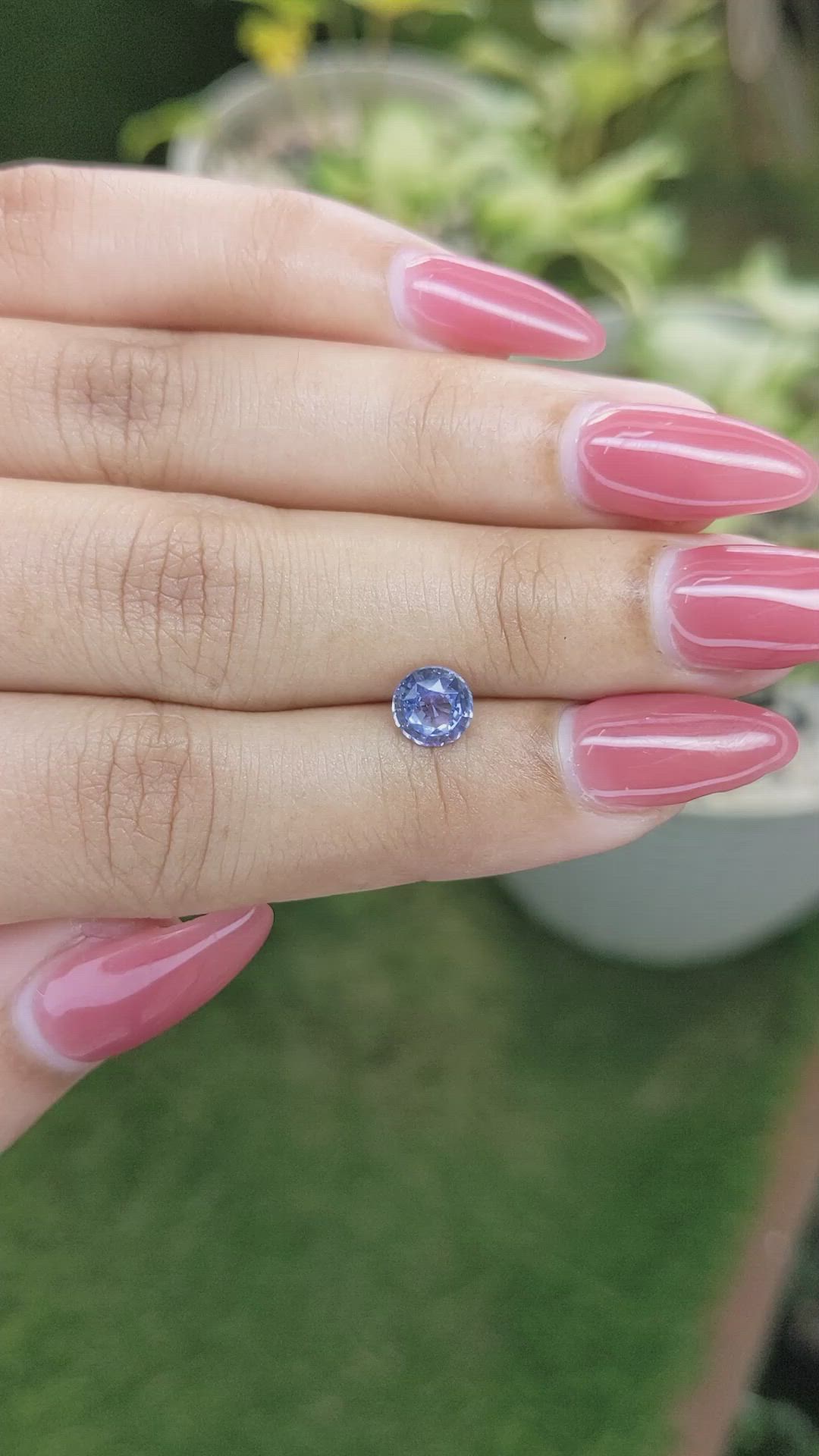 1.14 Ct. Blue Sapphire from Ceylon (Sri Lanka) Size Video