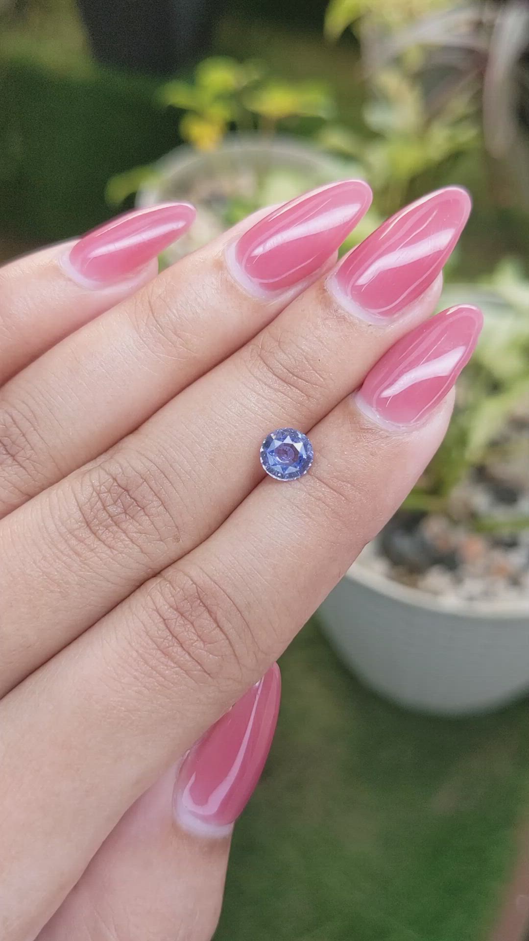 1.14 Ct. Blue Sapphire from Ceylon (Sri Lanka) Size Video