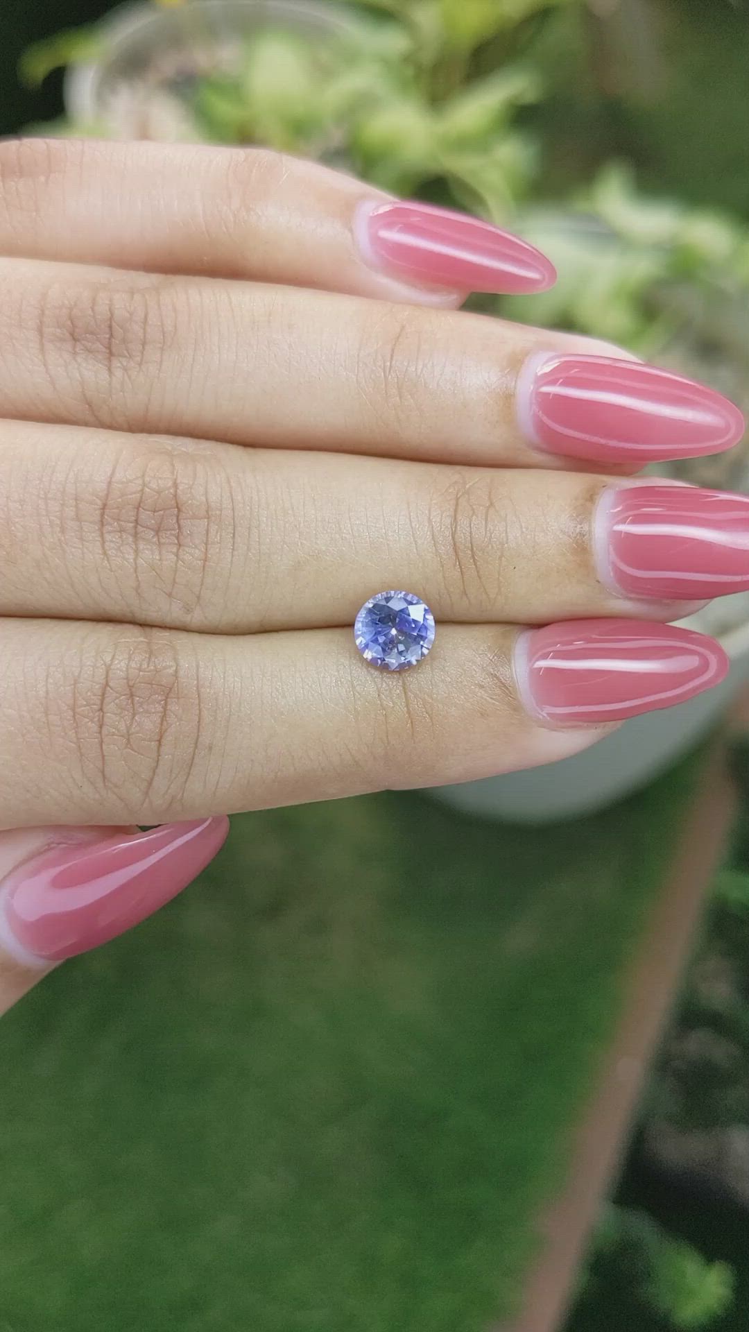 1.35 Ct. Blue Sapphire from Ceylon (Sri Lanka) Size Video