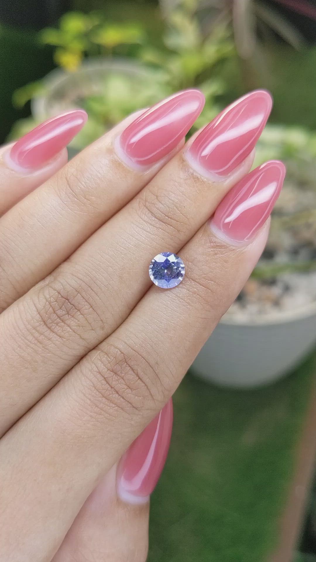 1.35 Ct. Blue Sapphire from Ceylon (Sri Lanka) Size Video