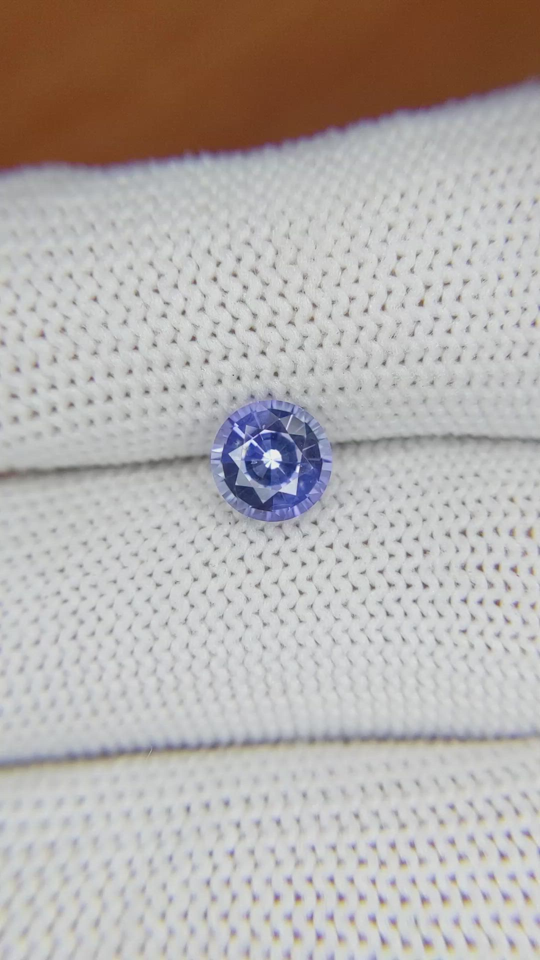1.35 Ct. Blue Sapphire from Ceylon (Sri Lanka) Size Video