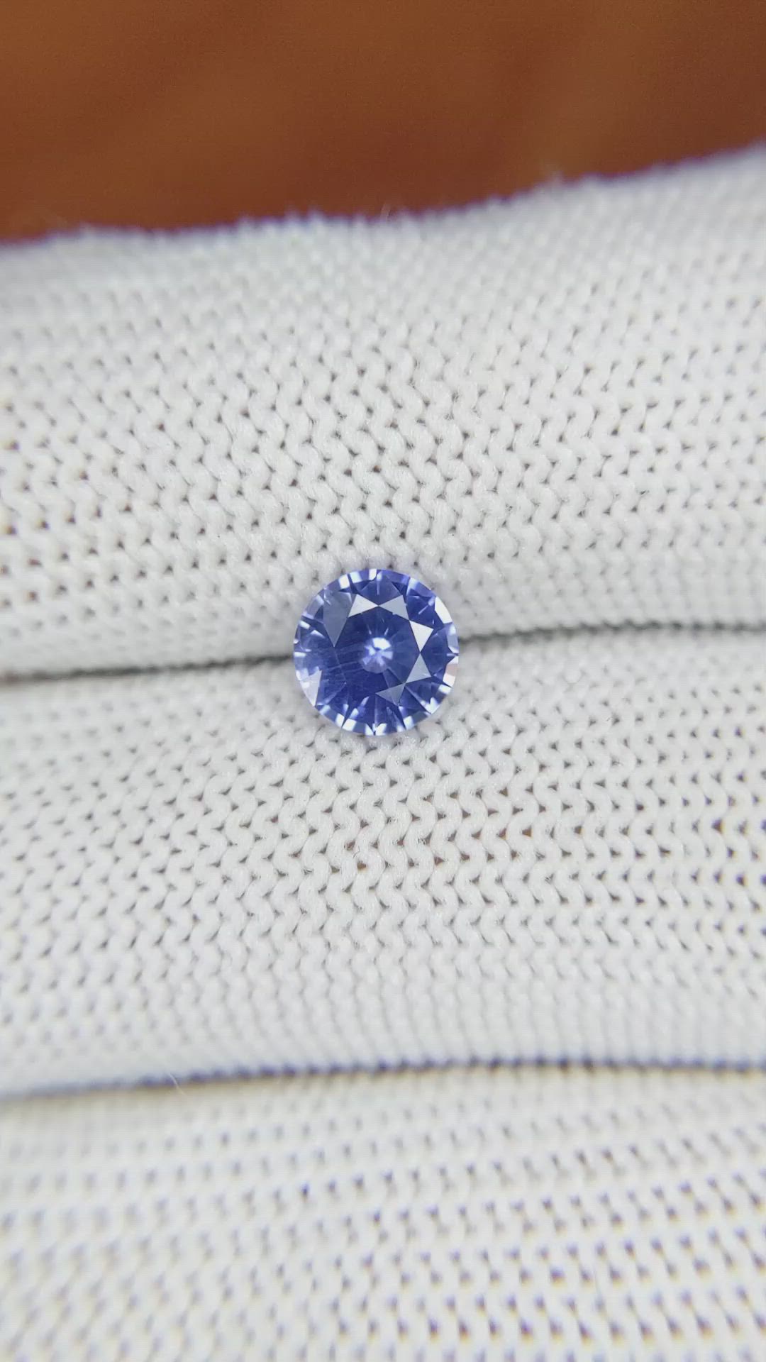 1.19 Ct. Blue Sapphire from Ceylon (Sri Lanka) Size Video