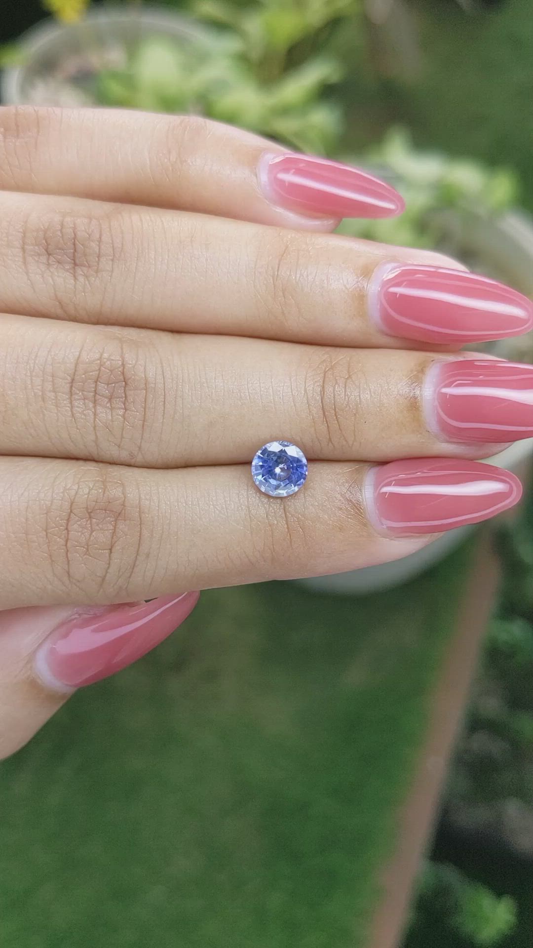 1.12 Ct. Blue Sapphire from Ceylon (Sri Lanka) Size Video