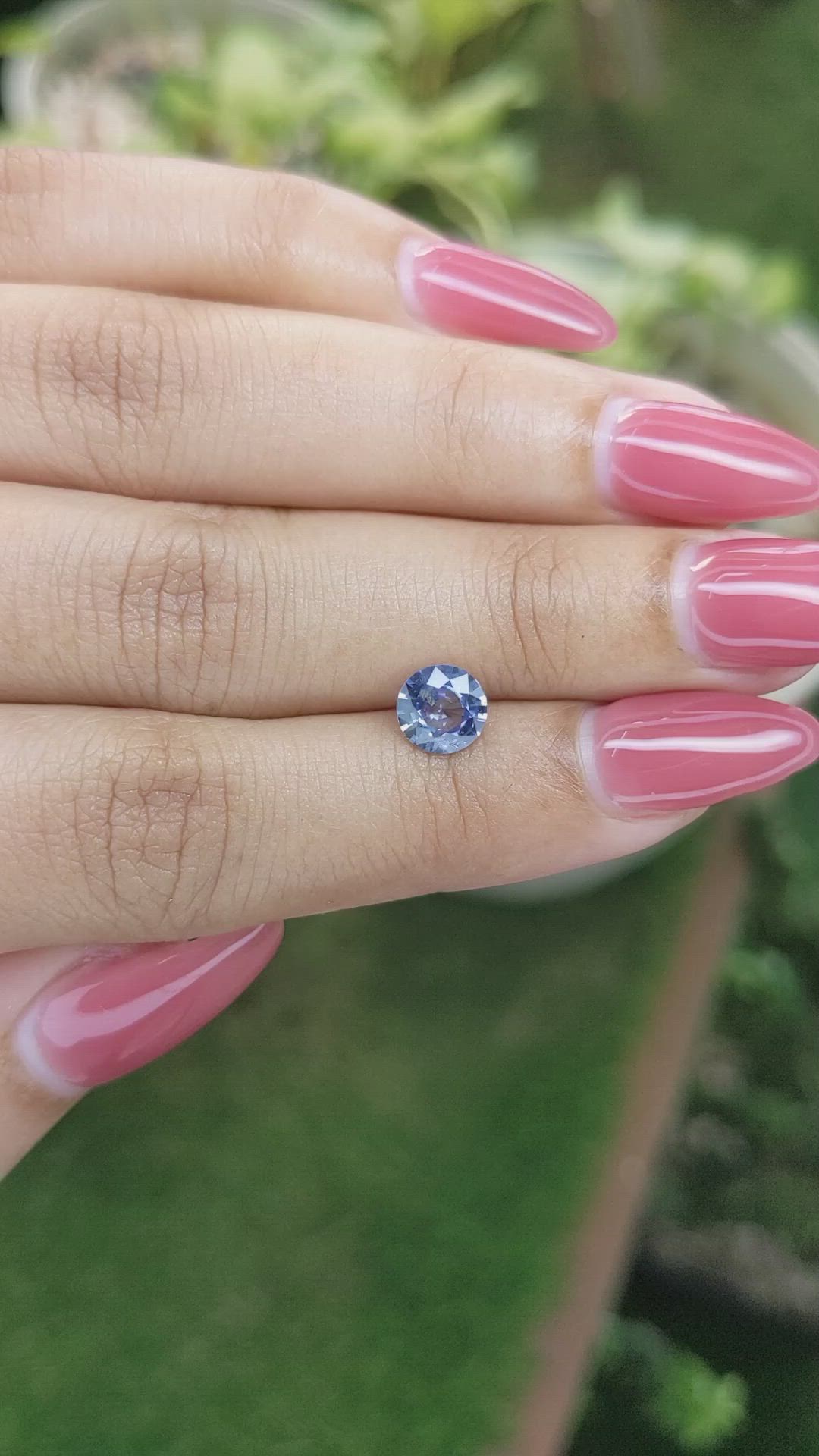 1.08 Ct. Blue Sapphire from Ceylon (Sri Lanka) Size Video