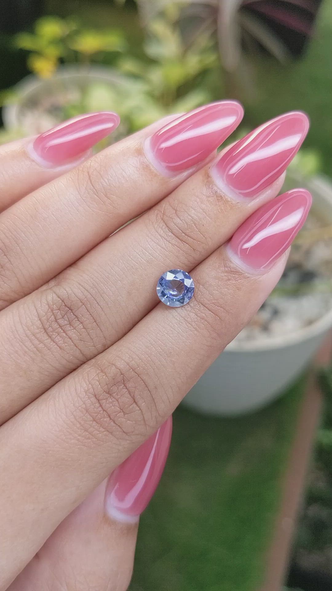 1.08 Ct. Blue Sapphire from Ceylon (Sri Lanka) Size Video