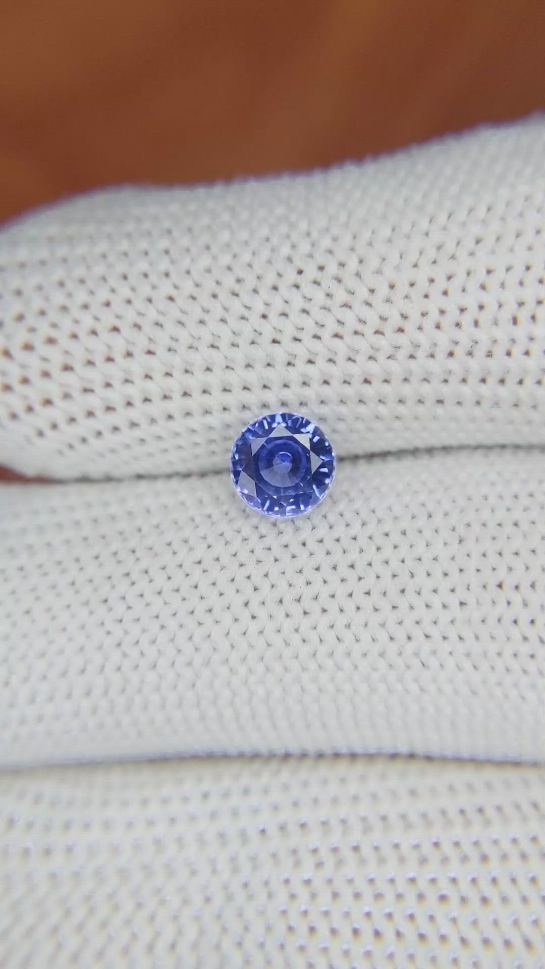 1.09 Ct. Blue Sapphire from Ceylon (Sri Lanka) Size Video