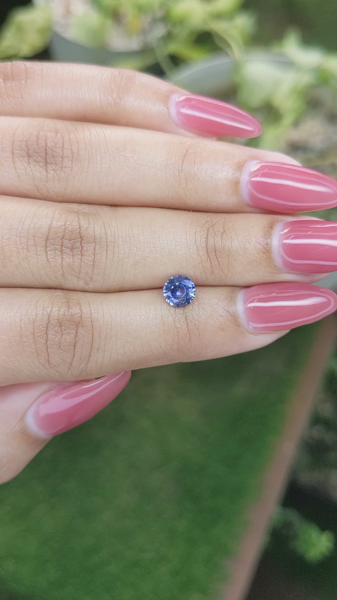 0.89 Ct. Blue Sapphire from Ceylon (Sri Lanka) Size Video