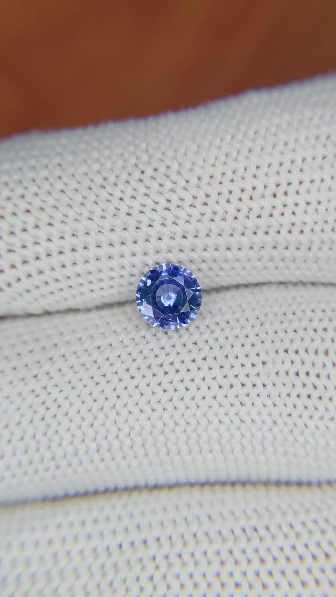 0.89 Ct. Blue Sapphire from Ceylon (Sri Lanka) Size Video