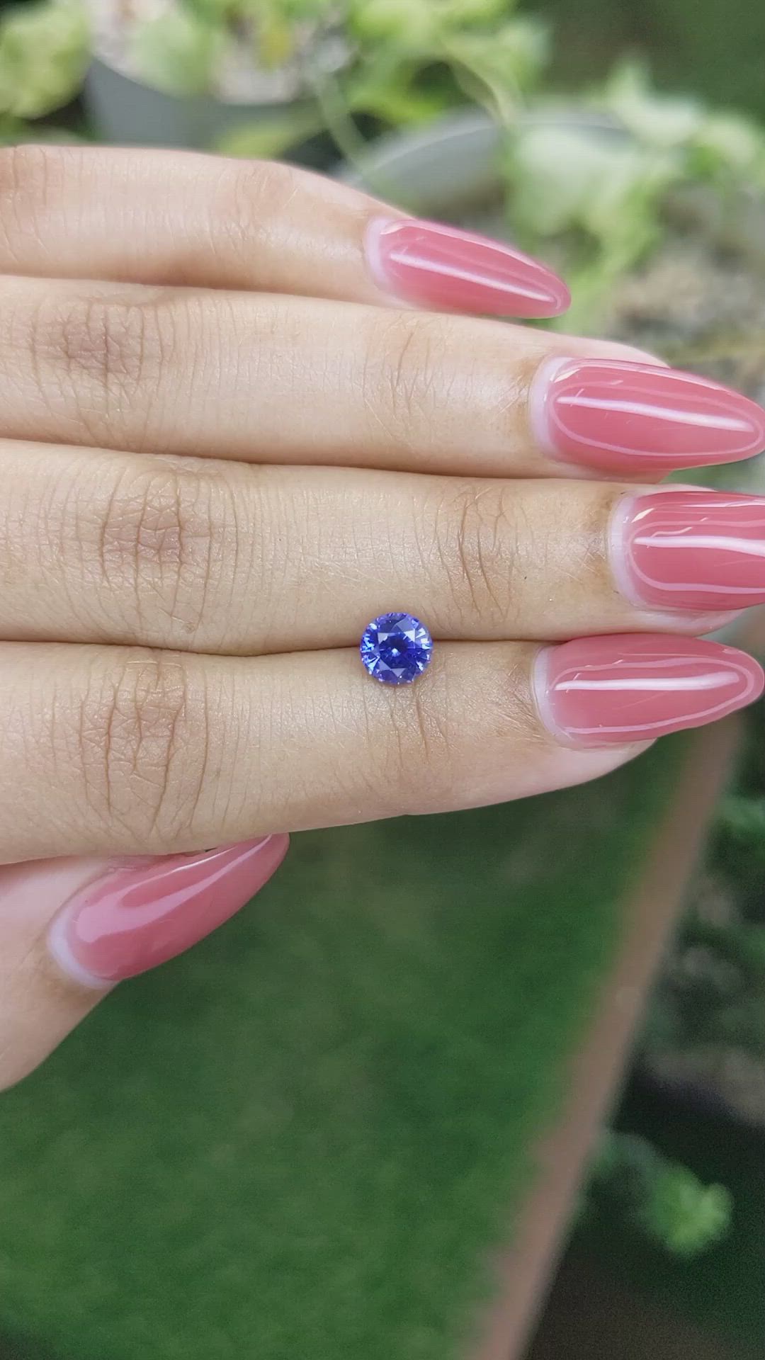 1.04 Ct. Blue Sapphire from Ceylon (Sri Lanka) Size Video