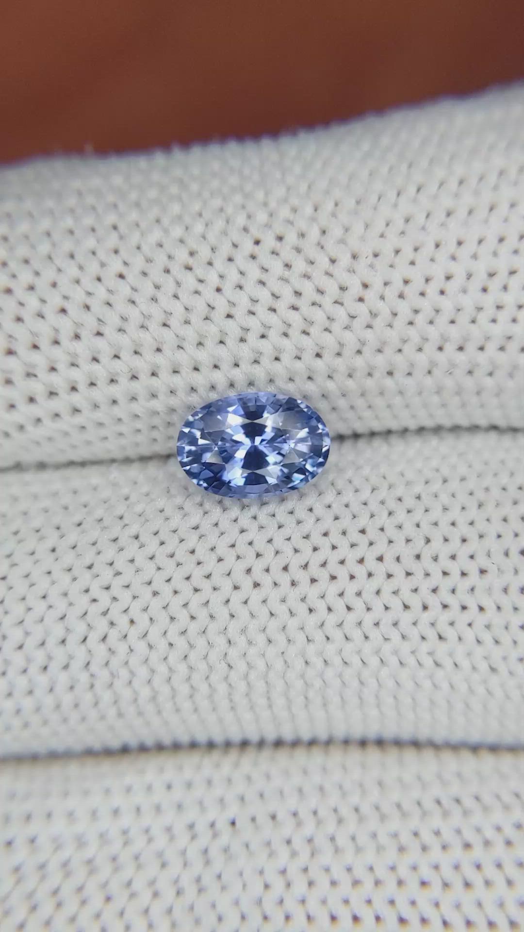1.48 Ct. Blue Sapphire from Ceylon (Sri Lanka) Size Video