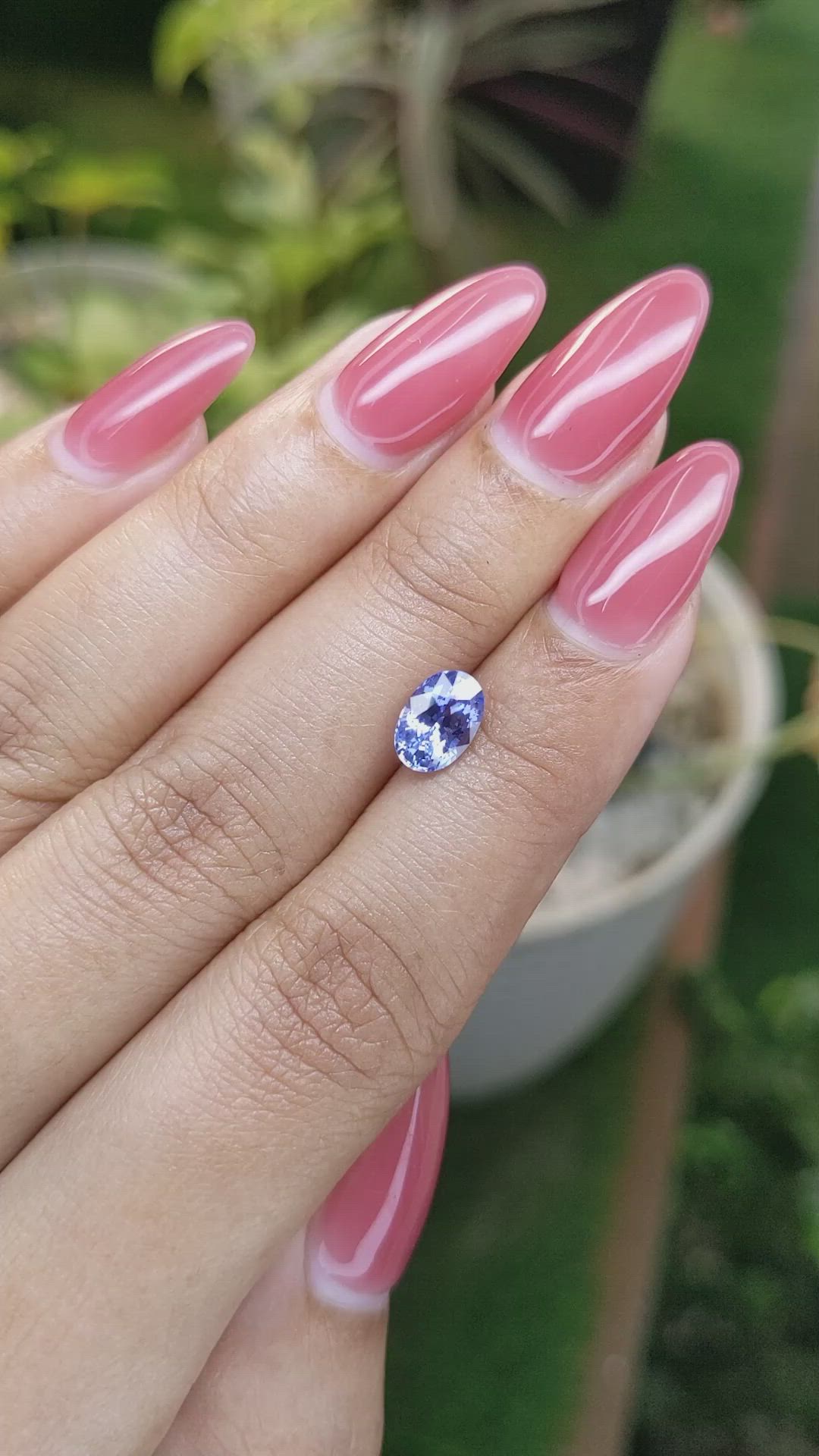 1.48 Ct. Blue Sapphire from Ceylon (Sri Lanka) Size Video