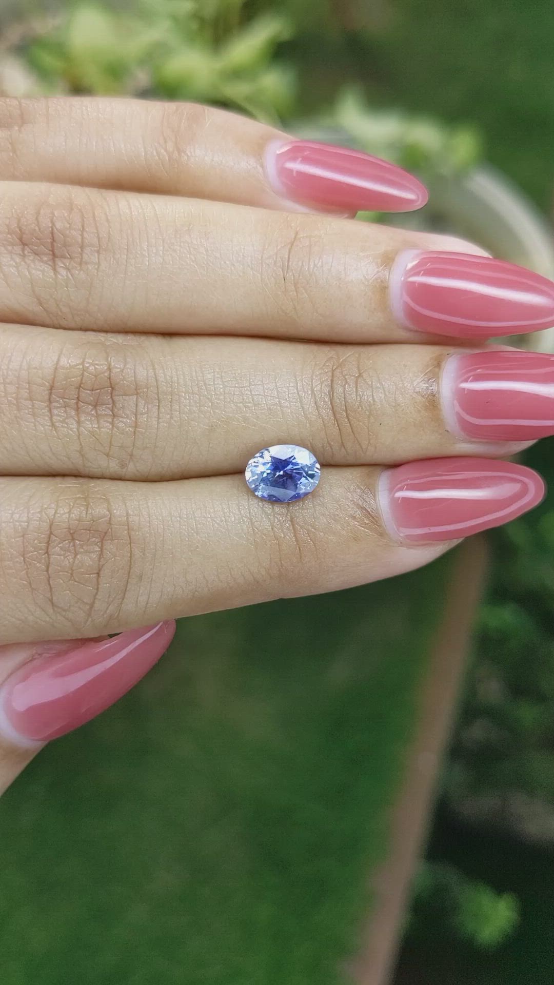 1.45 Ct. Blue Sapphire from Ceylon (Sri Lanka) Size Video