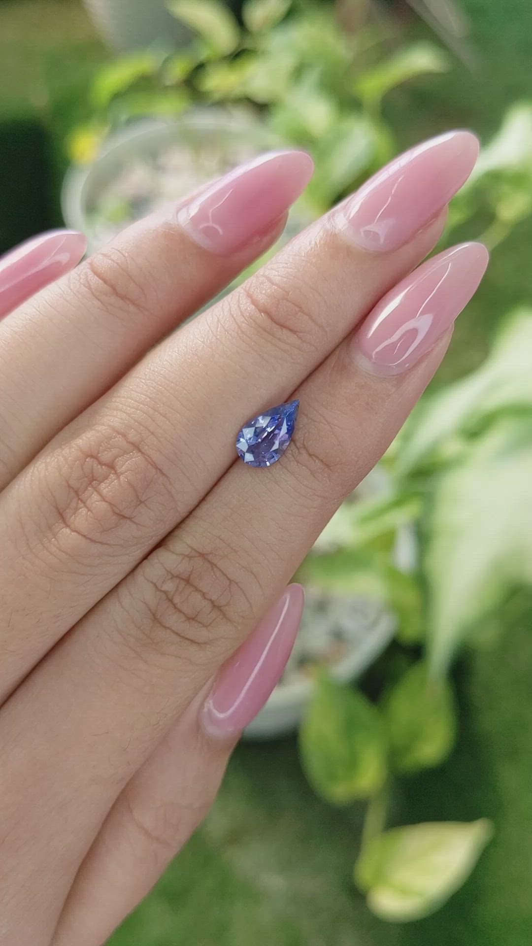 1.16 Ct. Blue Sapphire from Ceylon (Sri Lanka) Size Video