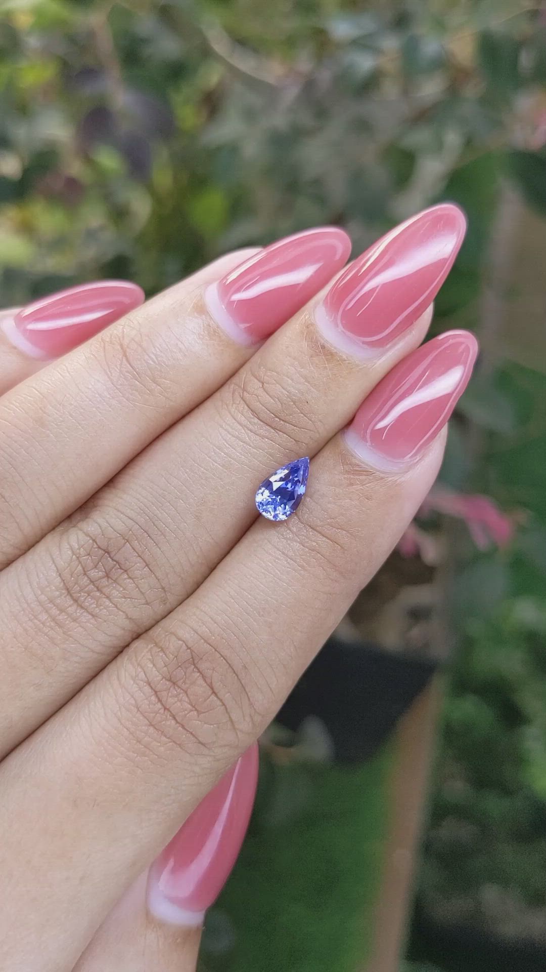 1.12 Ct. Blue Sapphire from Ceylon (Sri Lanka) Size Video