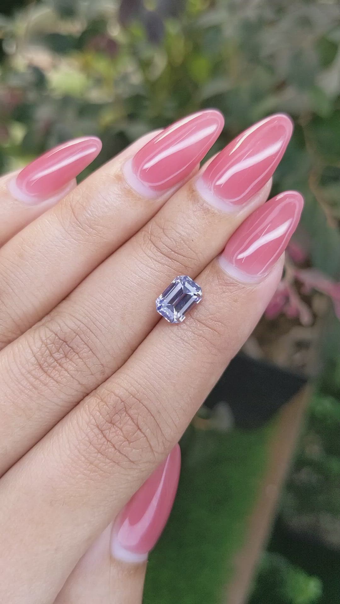 2.24 Ct. Purple Sapphire from Ceylon (Sri Lanka) Size Video