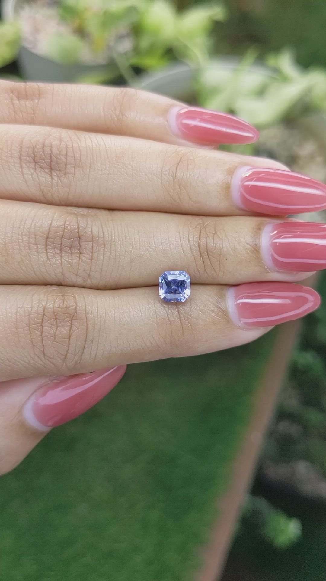 1.47 Ct. Blue Sapphire from Ceylon (Sri Lanka) Size Video