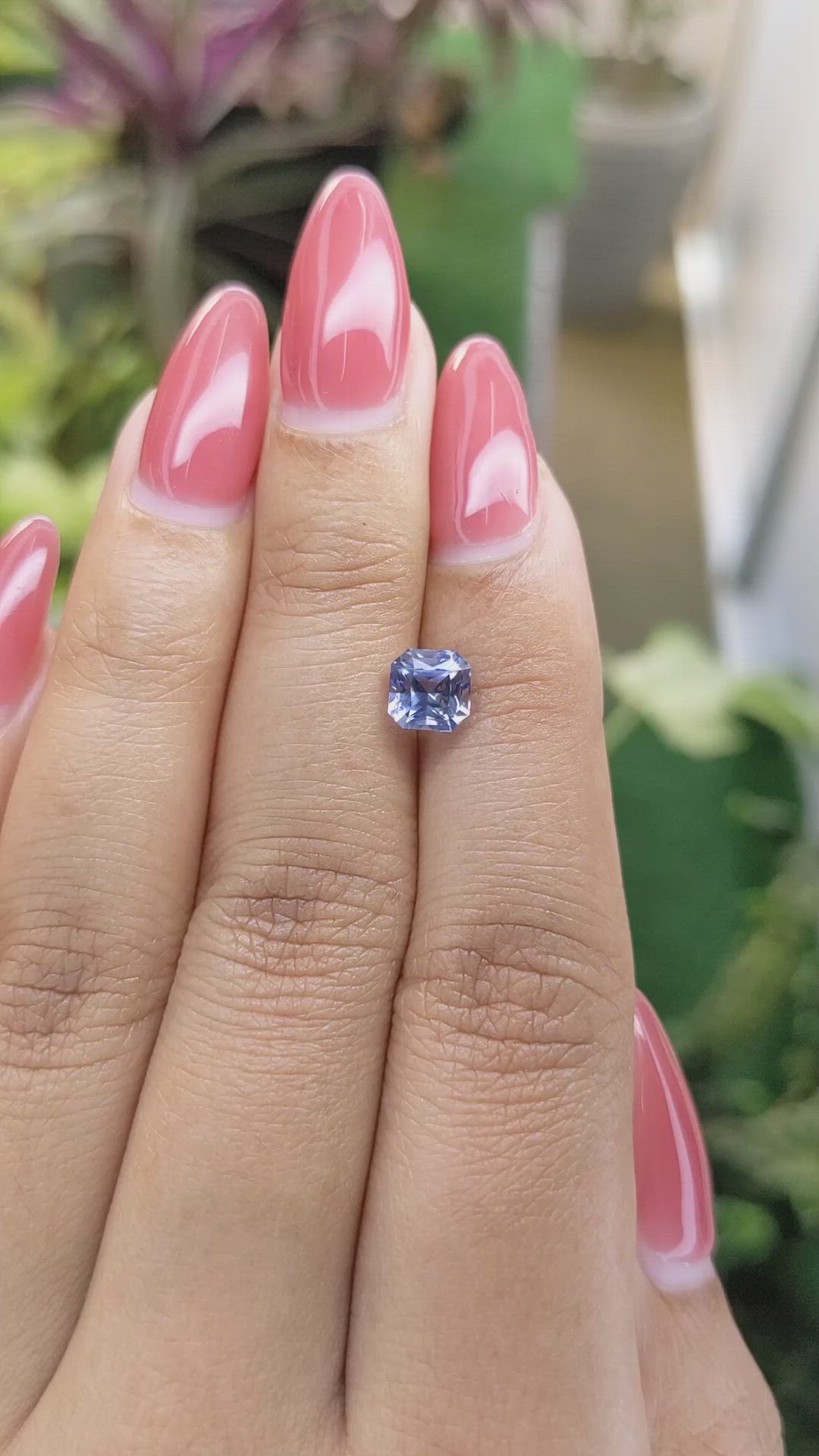 1.47 Ct. Blue Sapphire from Ceylon (Sri Lanka) Size Video