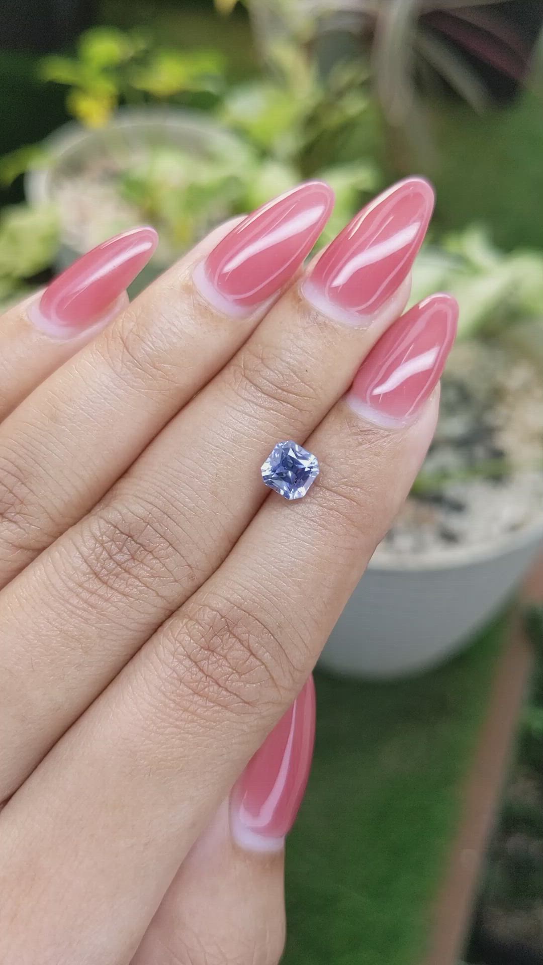 1.47 Ct. Blue Sapphire from Ceylon (Sri Lanka) Size Video