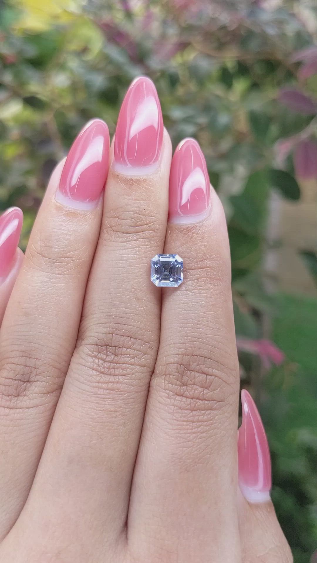 1.58 Ct. Blue Sapphire from Ceylon (Sri Lanka) Size Video