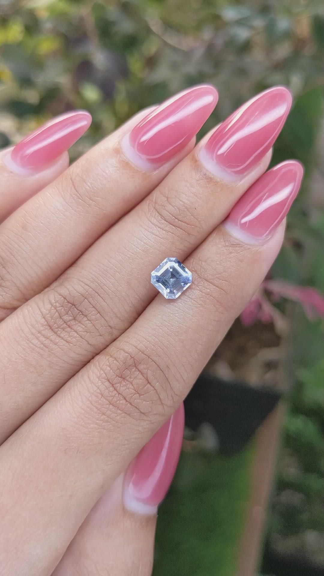 1.58 Ct. Blue Sapphire from Ceylon (Sri Lanka) Size Video