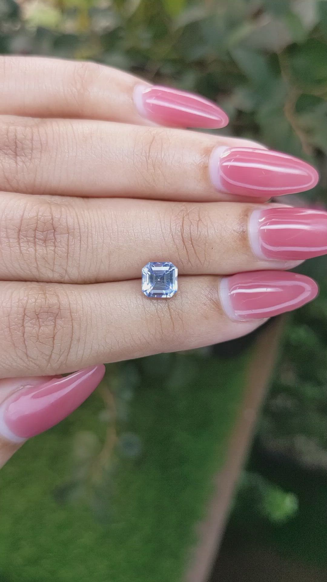 1.58 Ct. Blue Sapphire from Ceylon (Sri Lanka) Size Video