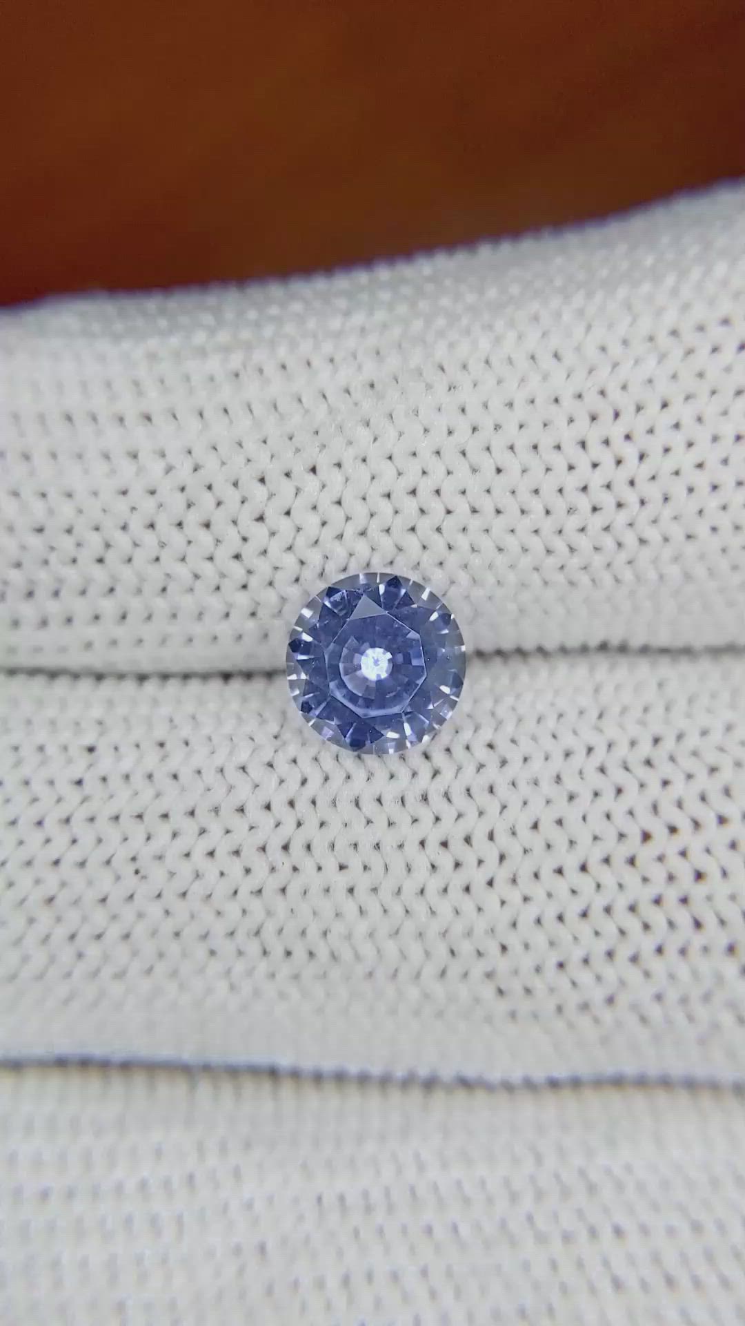 1.80 Ct. Blue Sapphire from Ceylon (Sri Lanka) Size Video