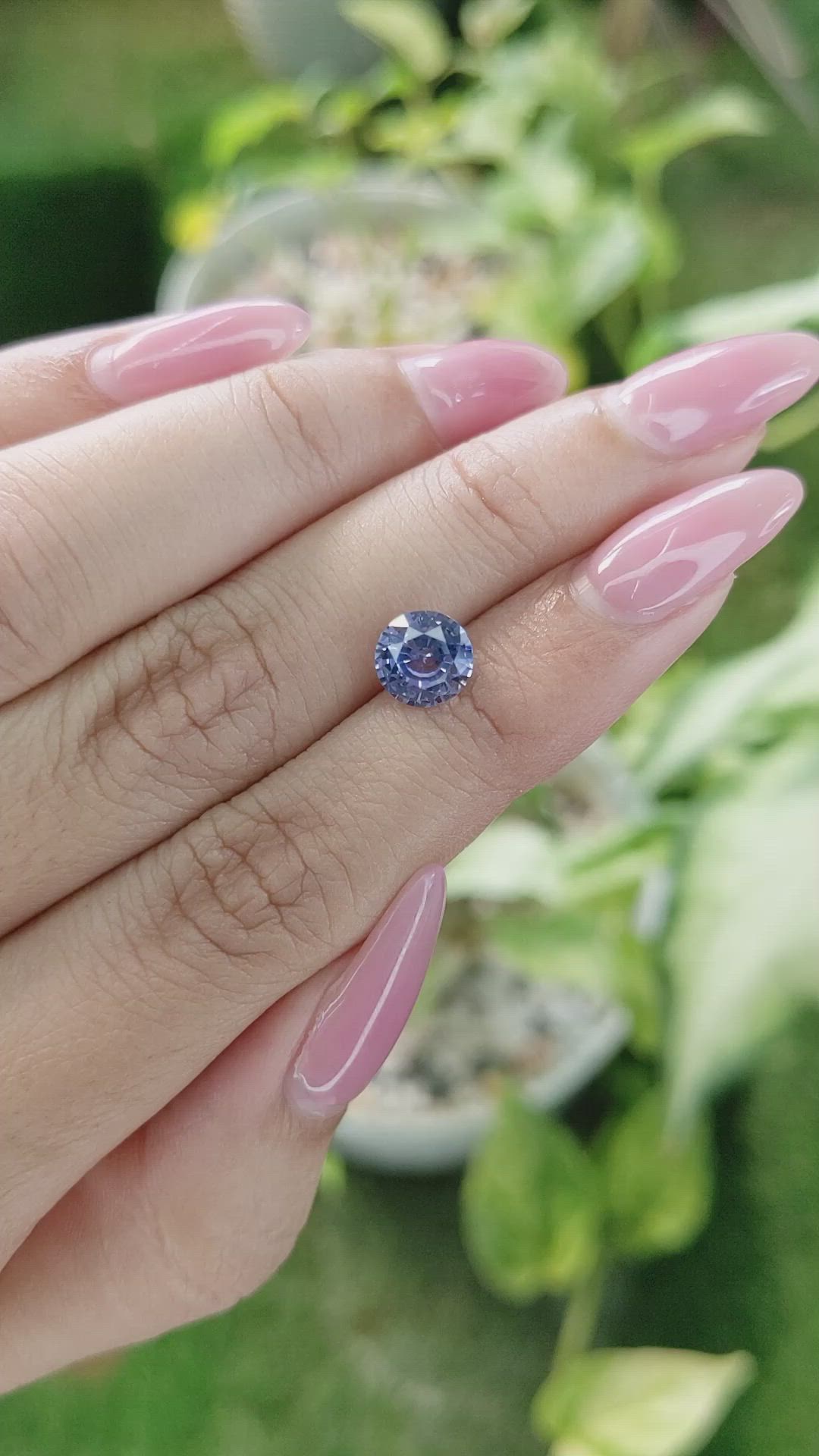 1.80 Ct. Blue Sapphire from Ceylon (Sri Lanka) Size Video