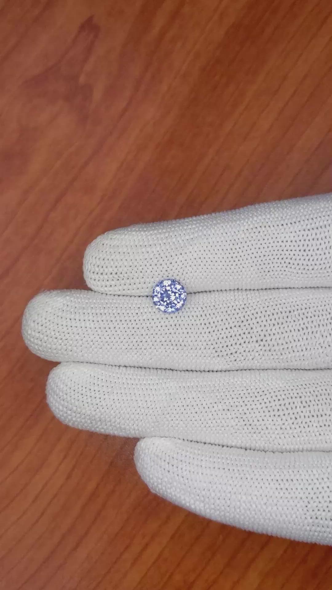 1.80 Ct. Blue Sapphire from Ceylon (Sri Lanka) Size Video