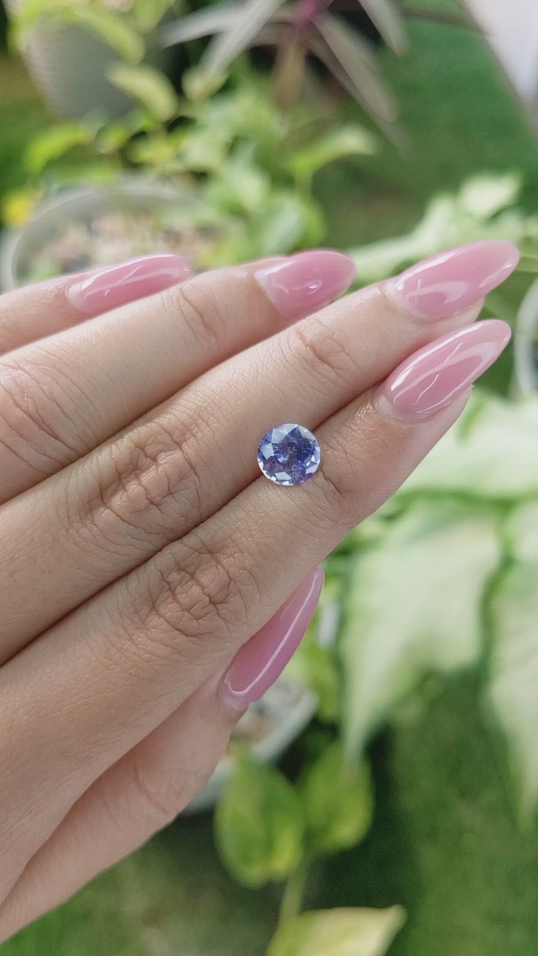 2.21 Ct. Blue Sapphire from Ceylon (Sri Lanka) Size Video