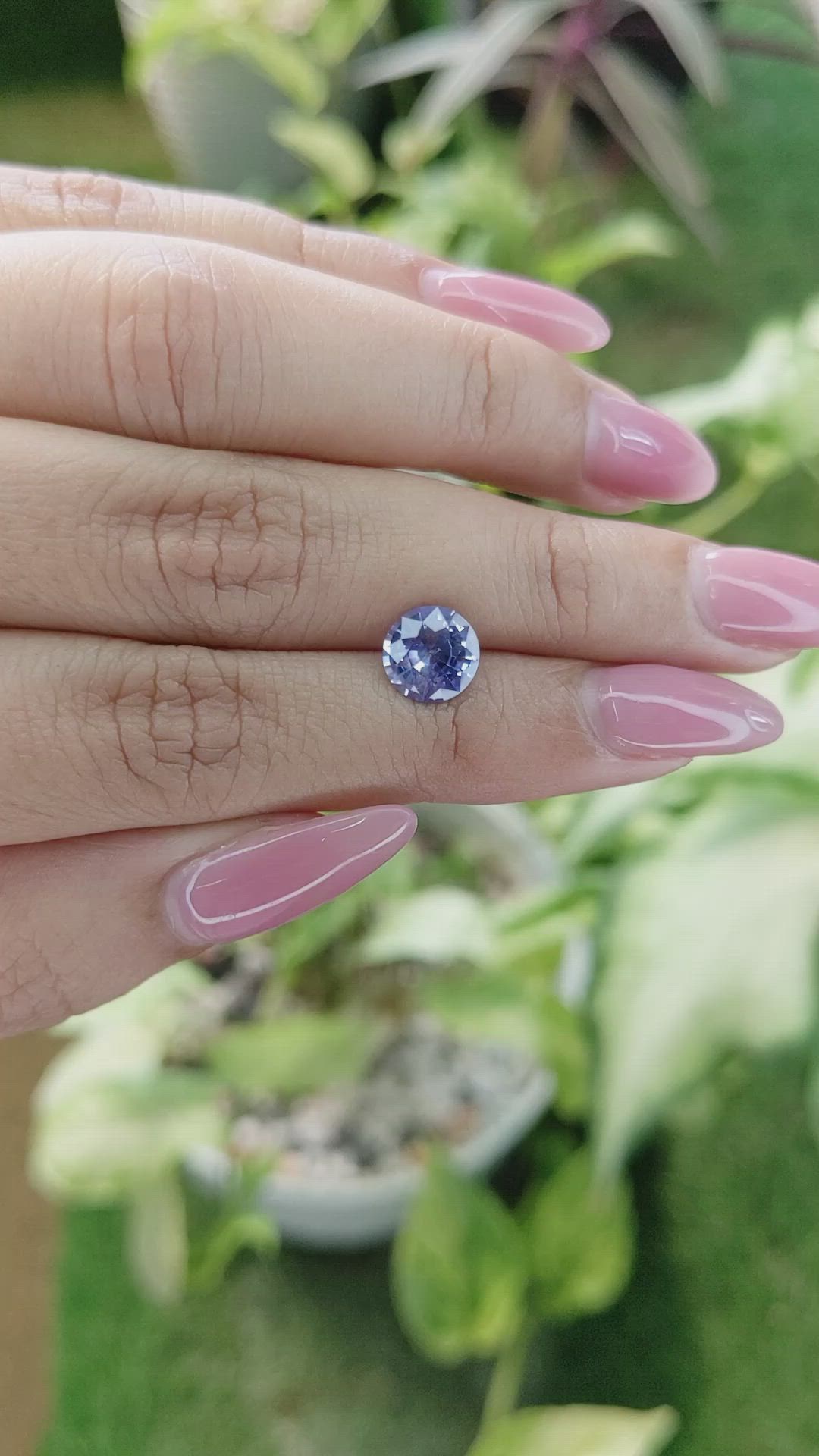 2.21 Ct. Blue Sapphire from Ceylon (Sri Lanka) Size Video
