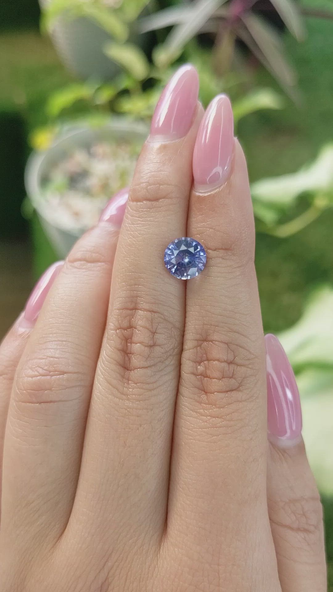 2.21 Ct. Blue Sapphire from Ceylon (Sri Lanka) Size Video