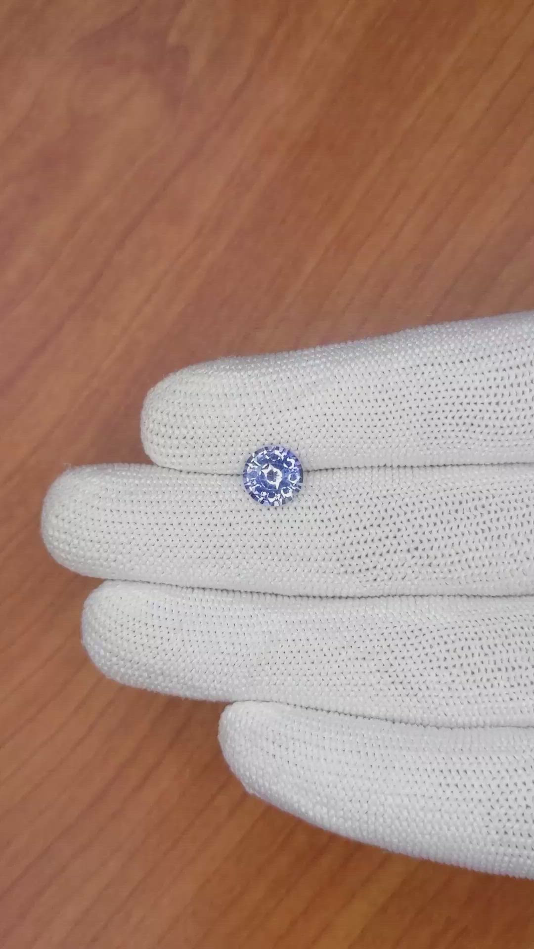 2.21 Ct. Blue Sapphire from Ceylon (Sri Lanka) Size Video