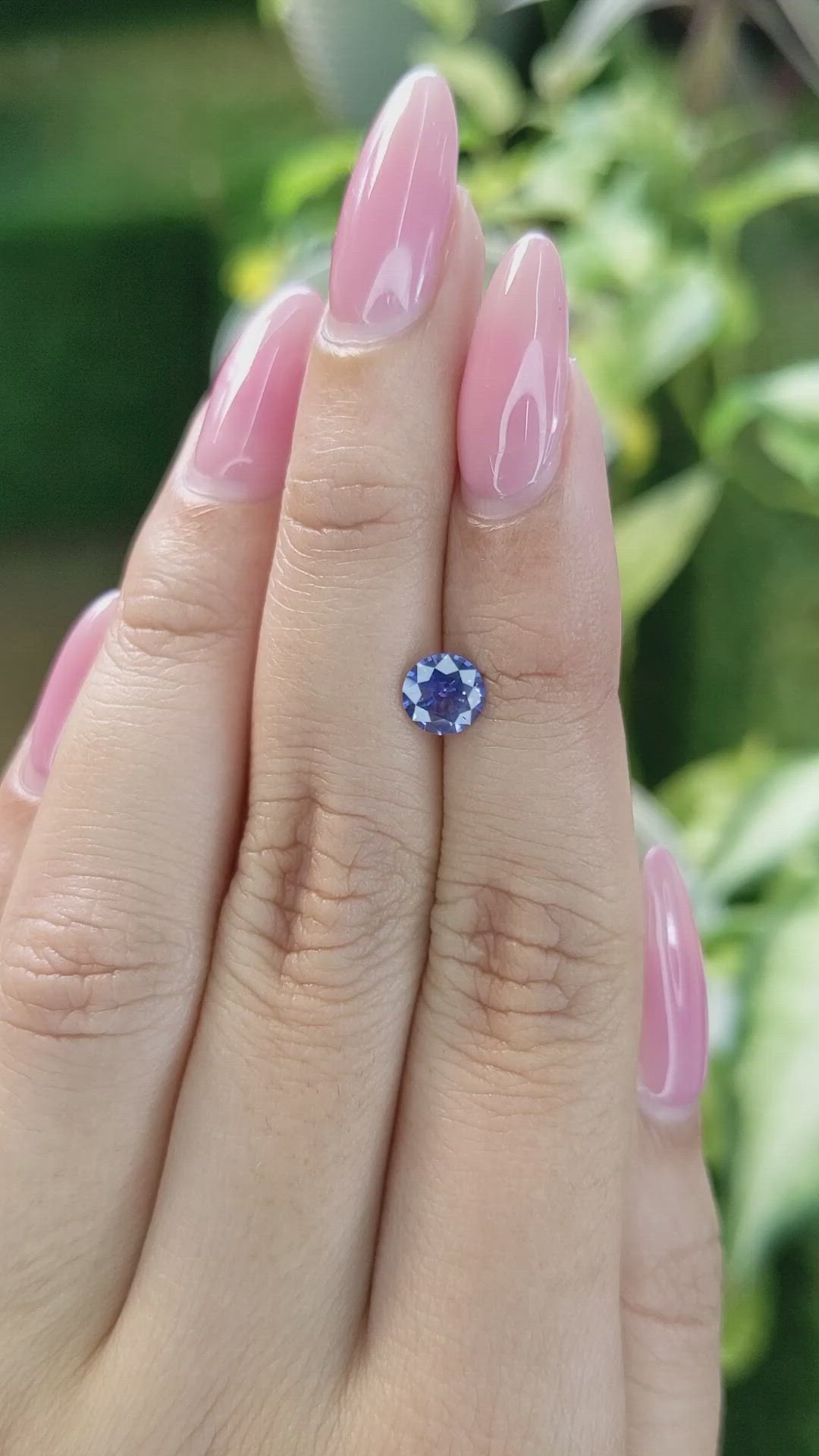 0.85 Ct. Blue Sapphire from Ceylon (Sri Lanka) Size Video