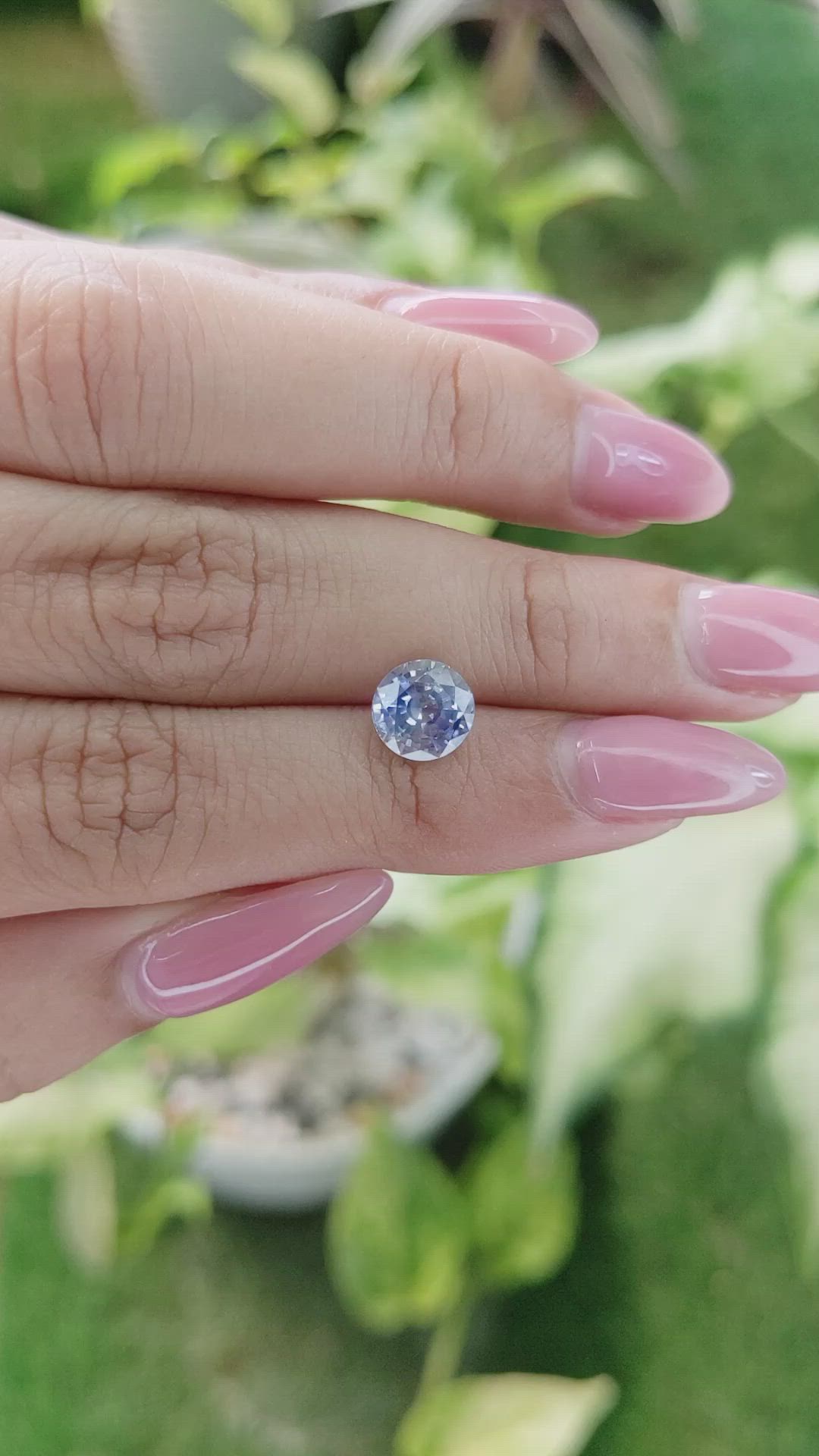 2.21 Ct. Bi Color Sapphire from Ceylon (Sri Lanka) Size Video