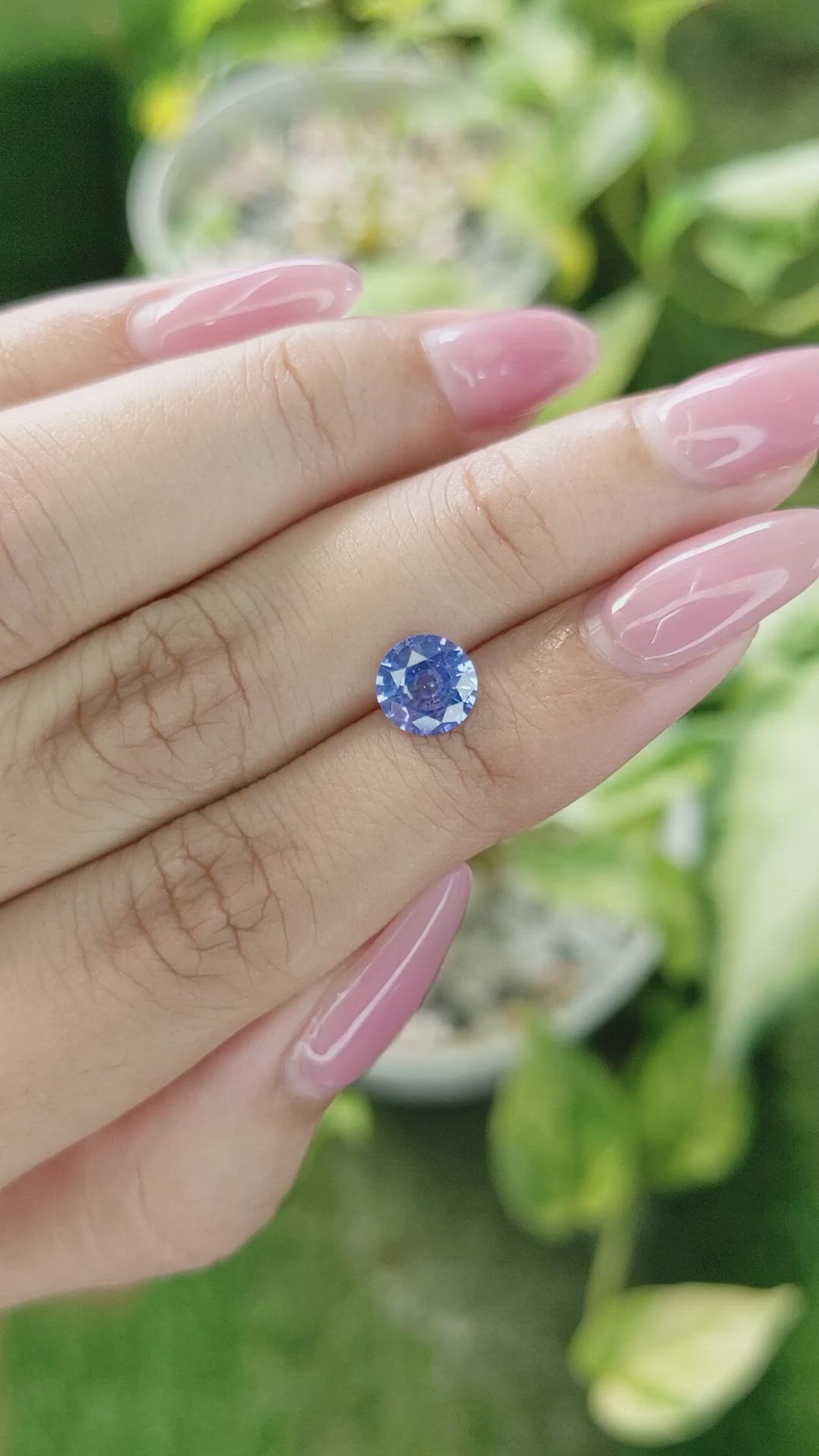 1.43 Ct. Blue Sapphire from Ceylon (Sri Lanka) Size Video