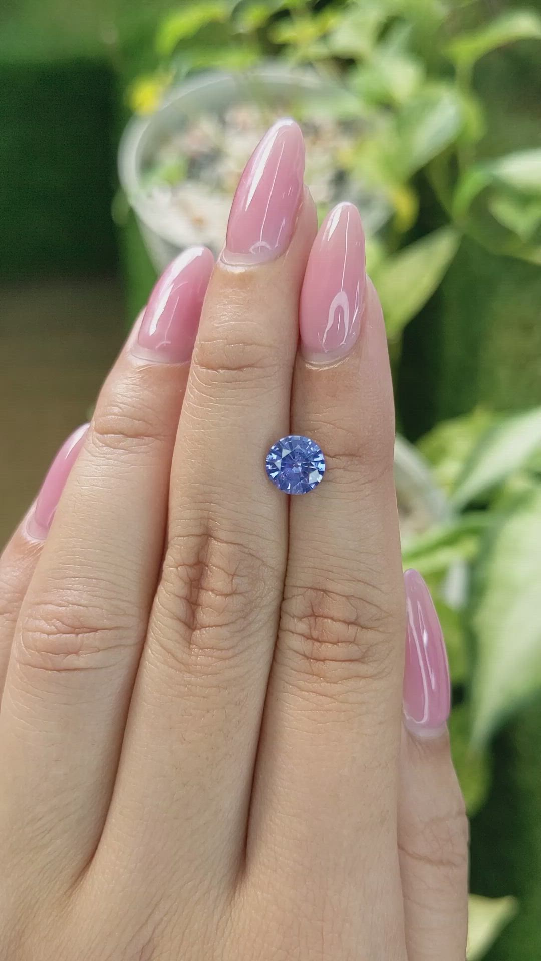 1.58 Ct. Blue Sapphire from Ceylon (Sri Lanka) Size Video