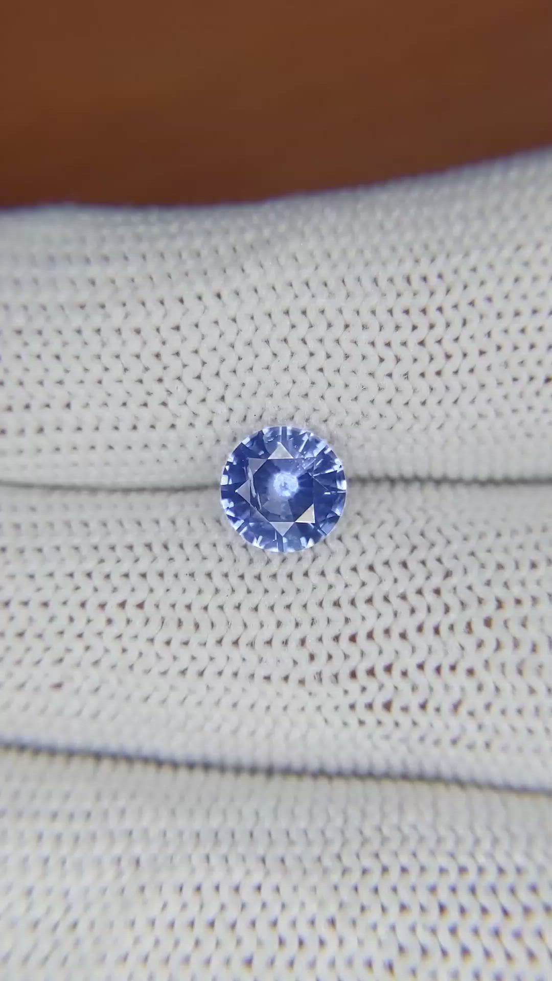 1.58 Ct. Blue Sapphire from Ceylon (Sri Lanka) Size Video
