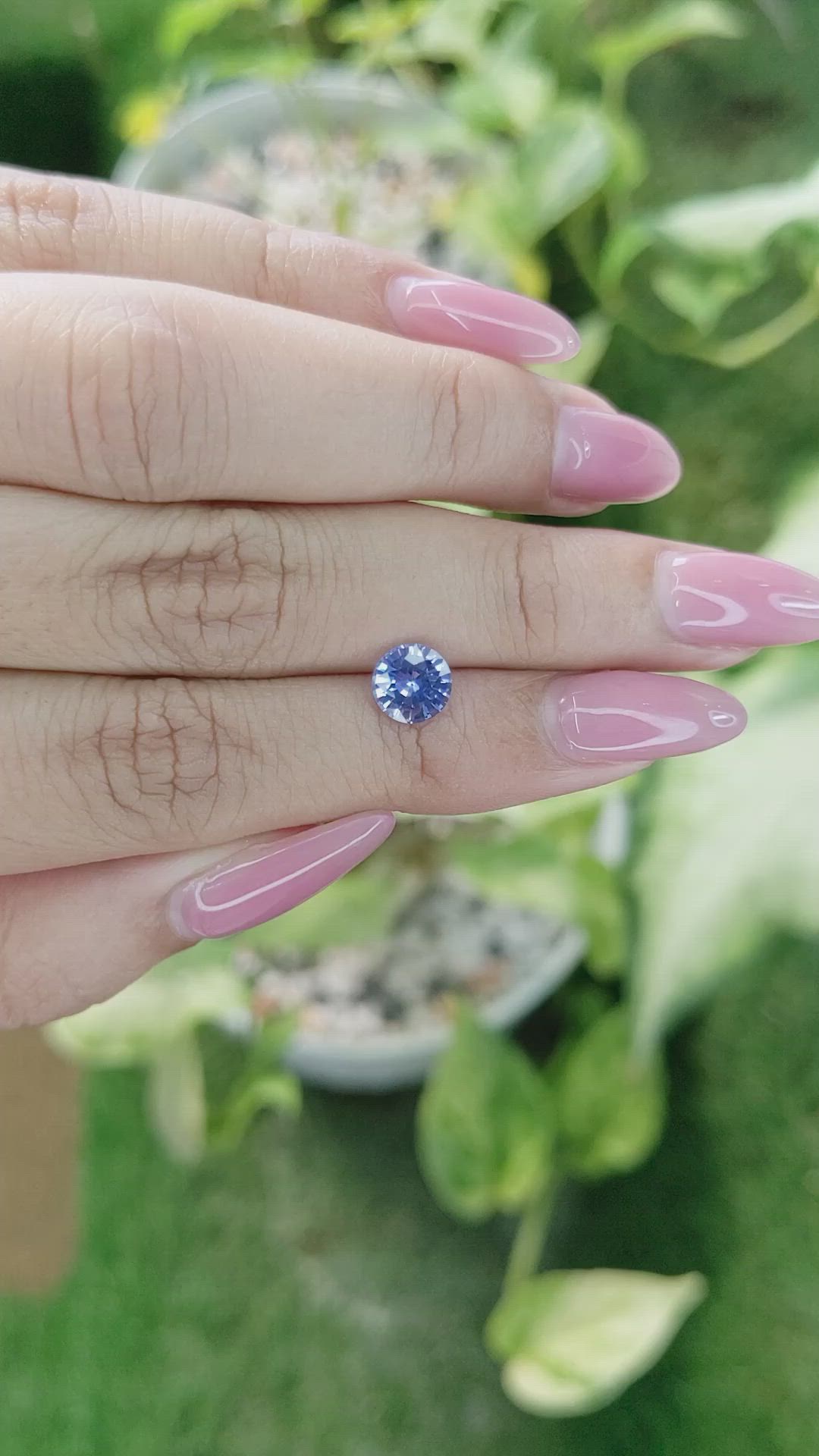 1.42 Ct. Blue Sapphire from Ceylon (Sri Lanka) Size Video