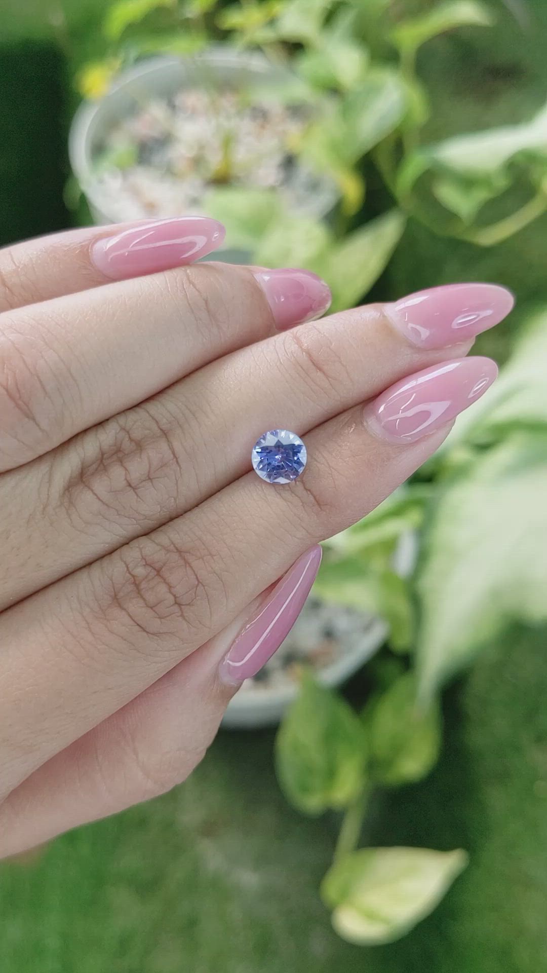 1.42 Ct. Blue Sapphire from Ceylon (Sri Lanka) Size Video