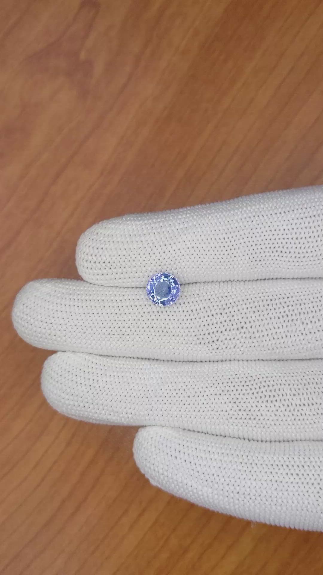 1.82 Ct. Blue Sapphire from Ceylon (Sri Lanka) Size Video