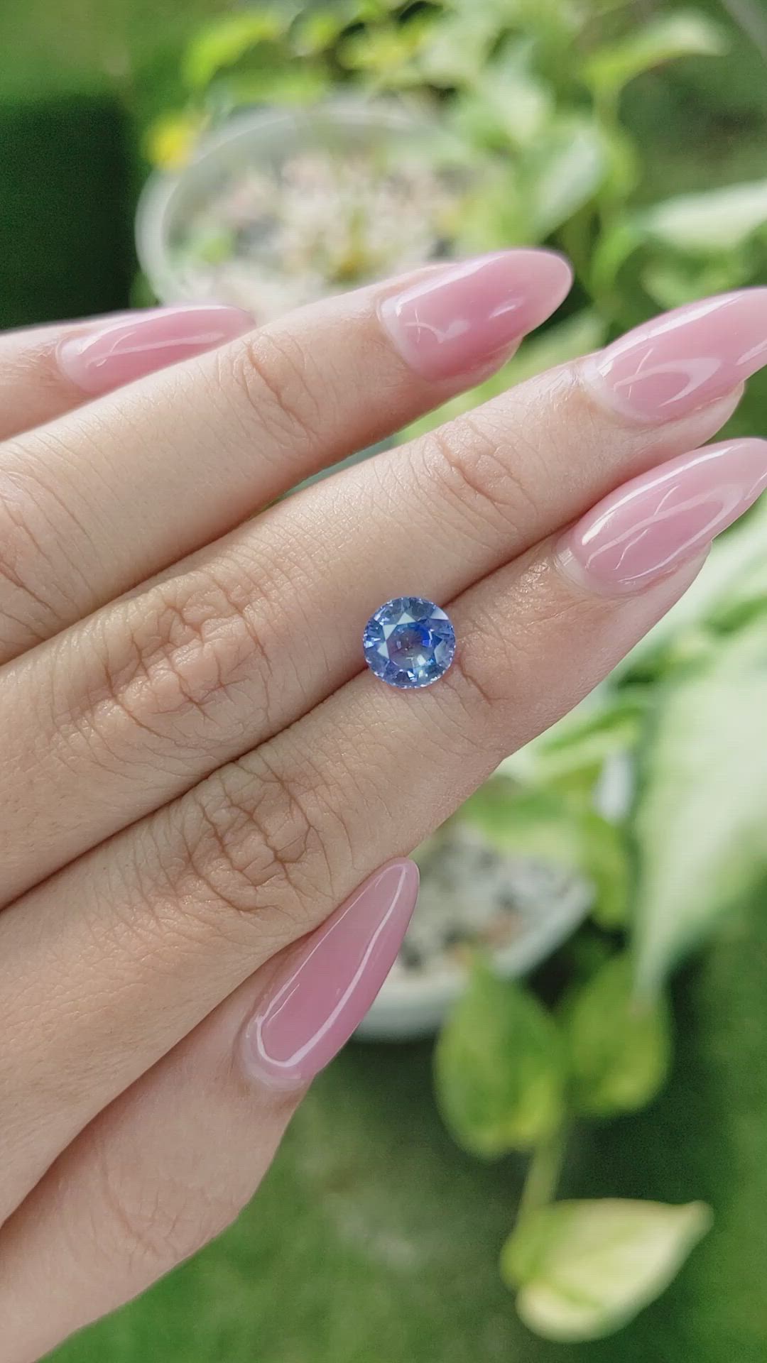 1.82 Ct. Blue Sapphire from Ceylon (Sri Lanka) Size Video